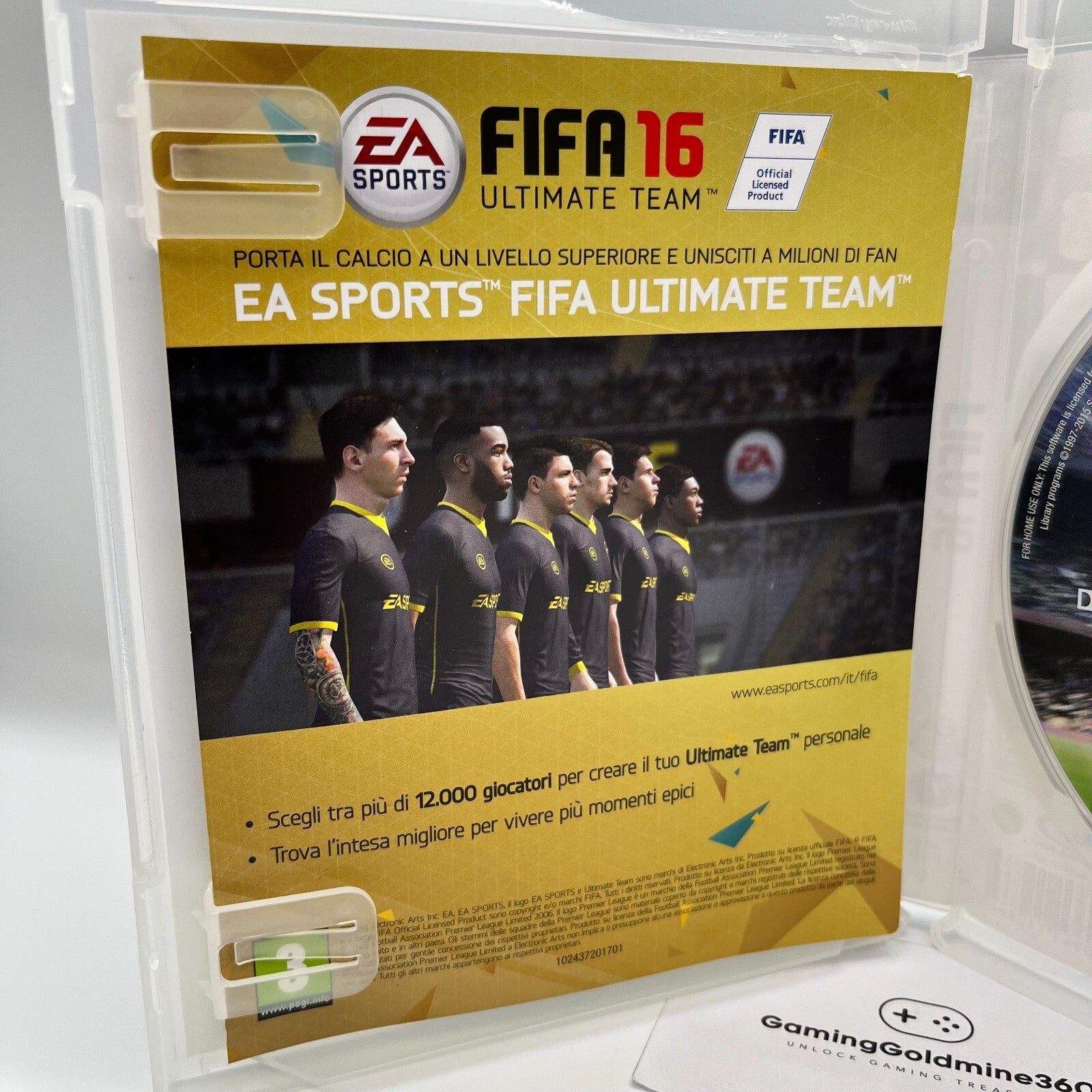 FIFA 15 + 16 PS3 Italiano Completo con Manuale PAL EA Sports Sony PlayStation 3