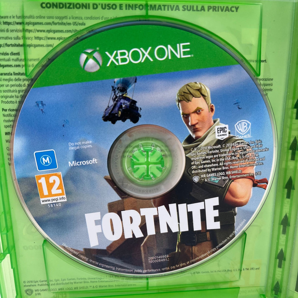 FORTNITE Pacchetto Zero Assoluto Xbox One Italiano Completo Epic Warner RARO!