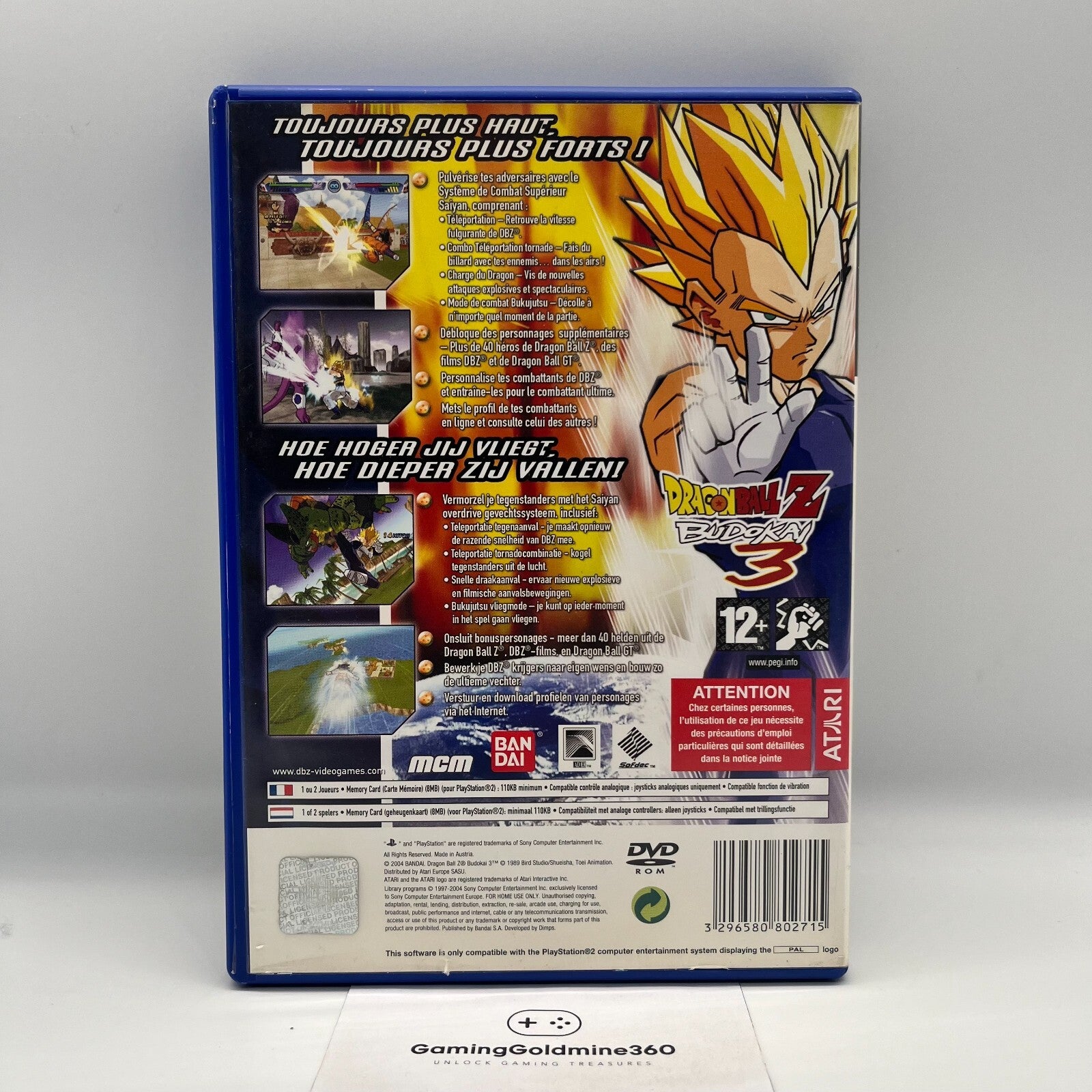 DragonBall Z Budokai 3 PS2 Completo con Manuale PAL Bandai Sony PlayStation 2