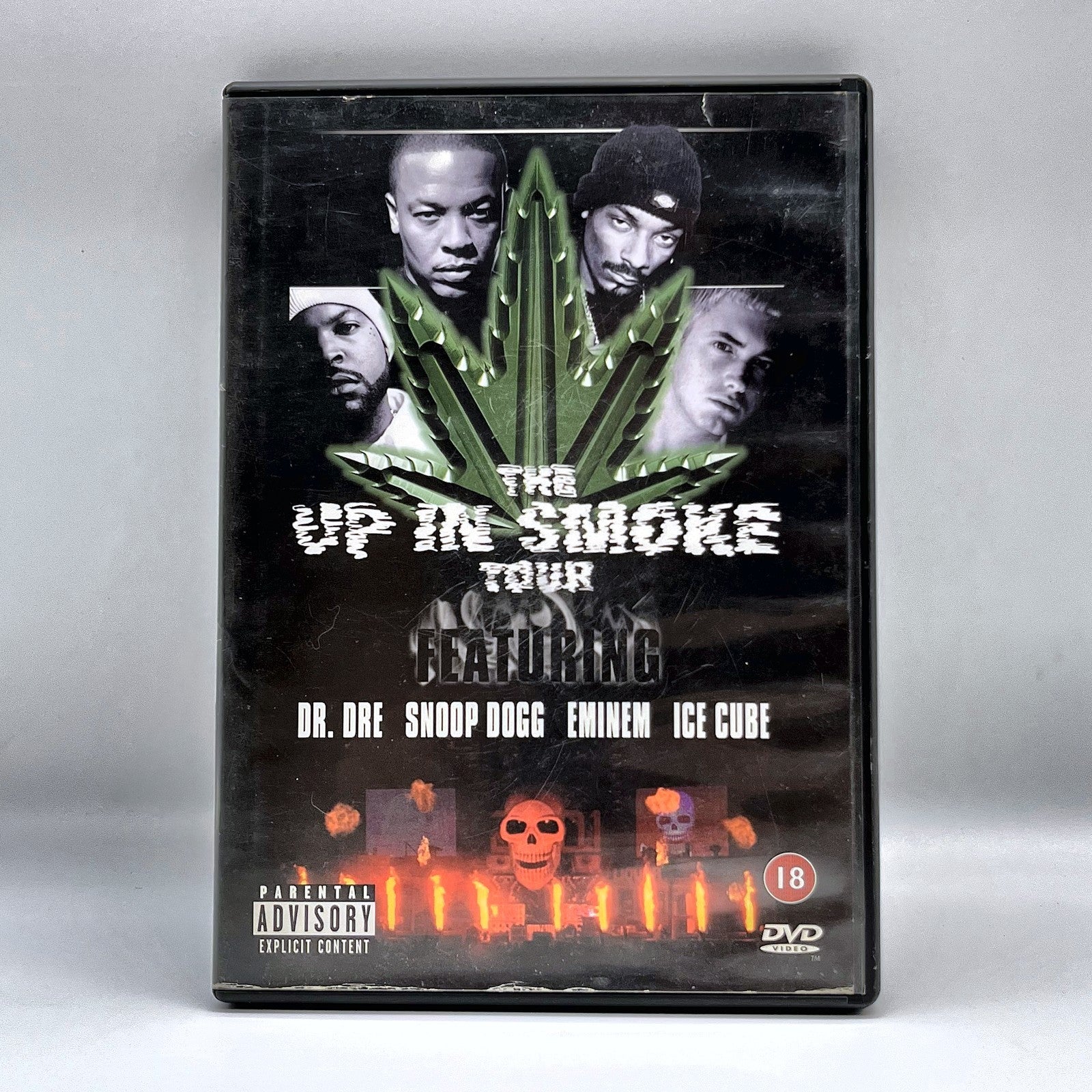 Up in Smoke Tour DVD Dr Dre Snoop Dogg Eminem Ice Cube Hip-Hop Concerto ITA PAL