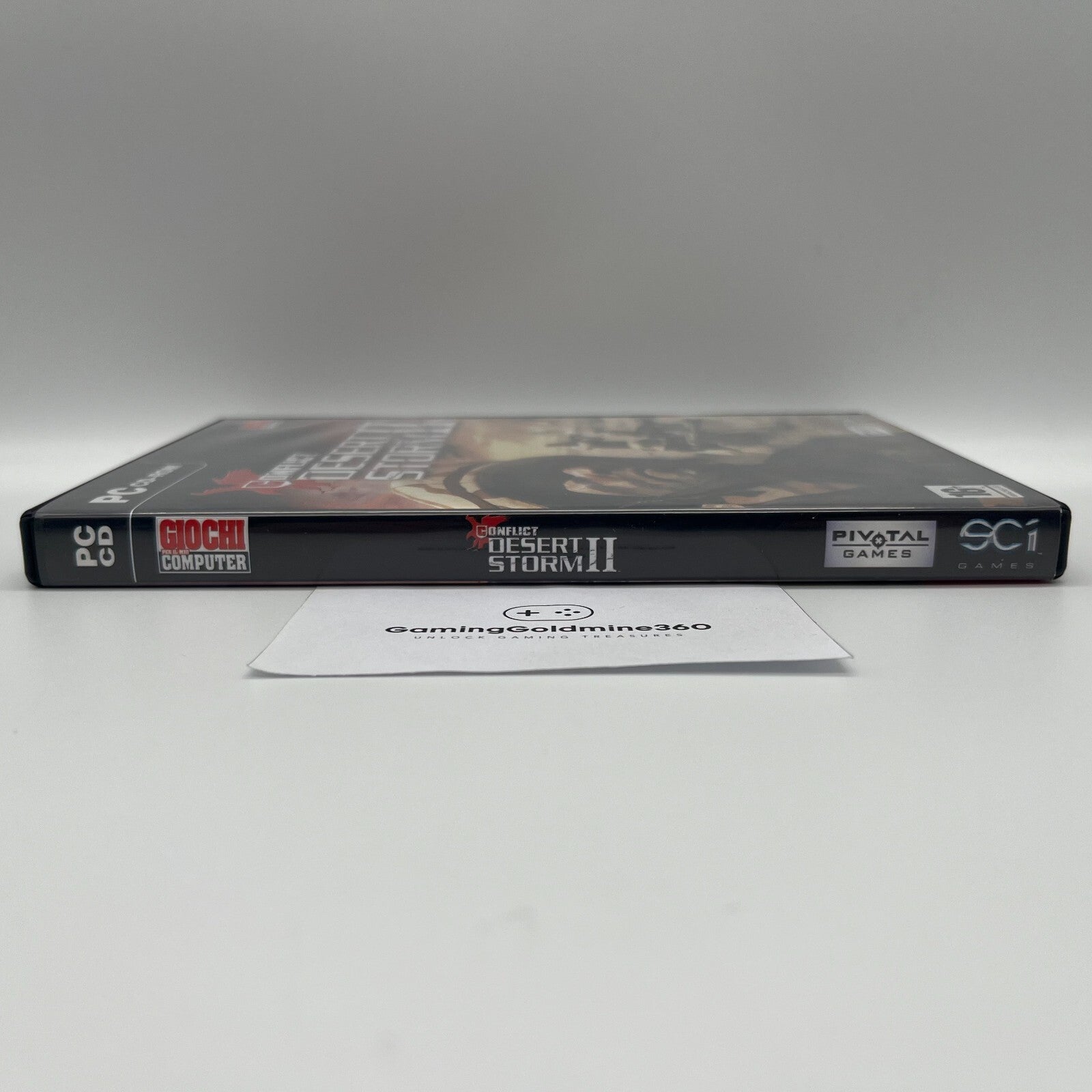 Conflict DESERT STORM II 2 PC CD-ROM Italiano Completo Gioco Computer Pivotal