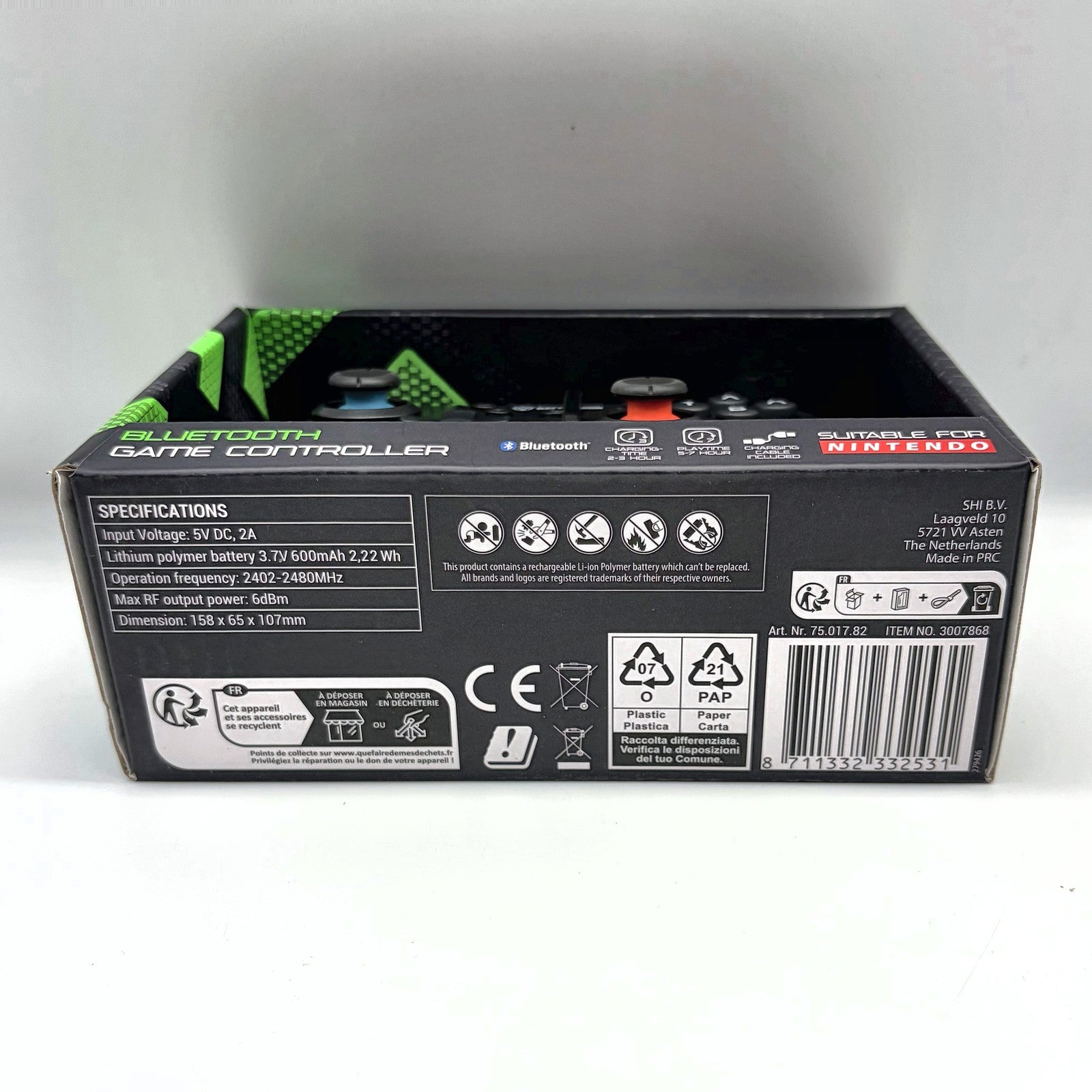 Controller Wireless Bluetooth Battletron Gaming per Nintendo Switch Nuovo