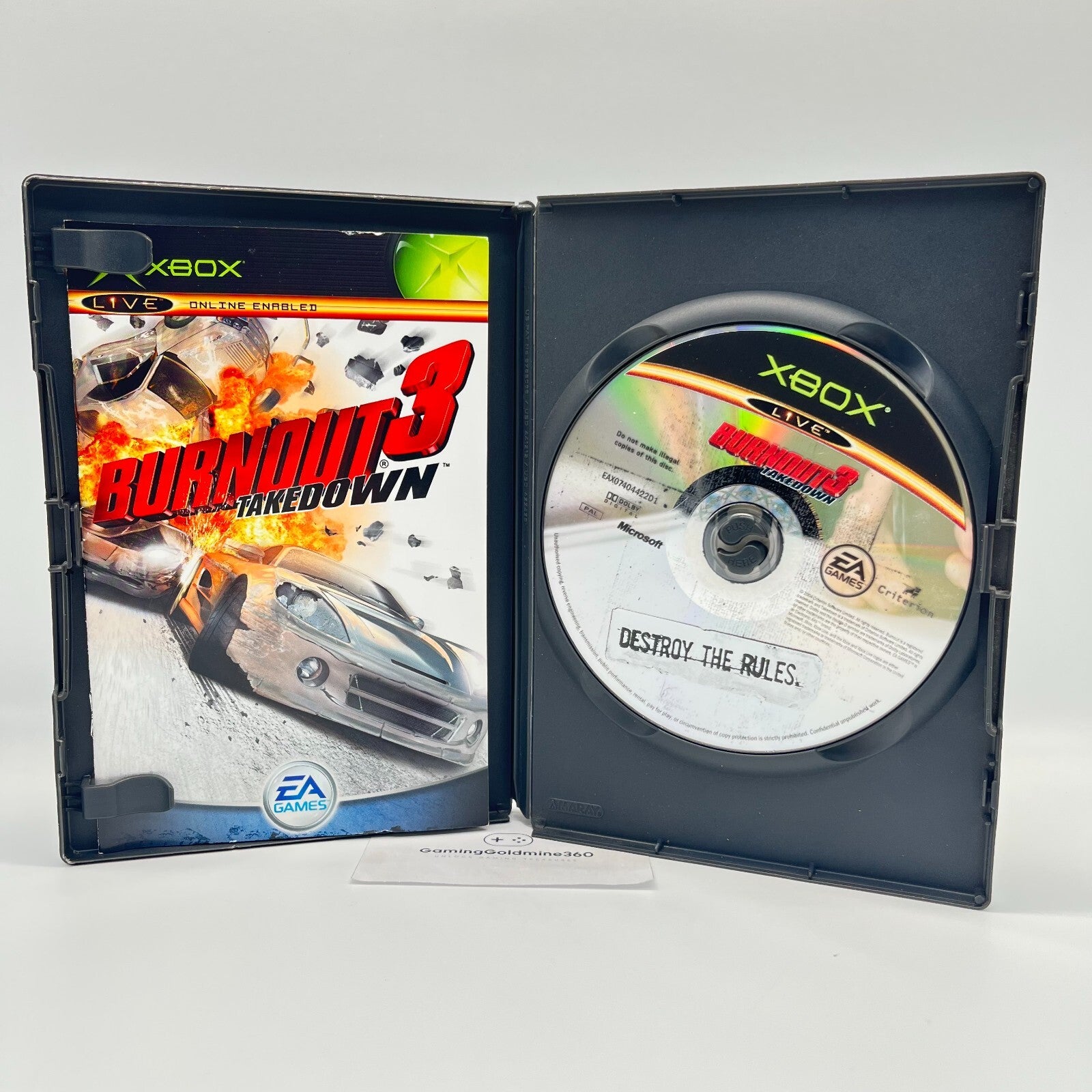 Burnout 3 Takedown Xbox Completo con Manuale PAL Multilingua EAGames Microsoft