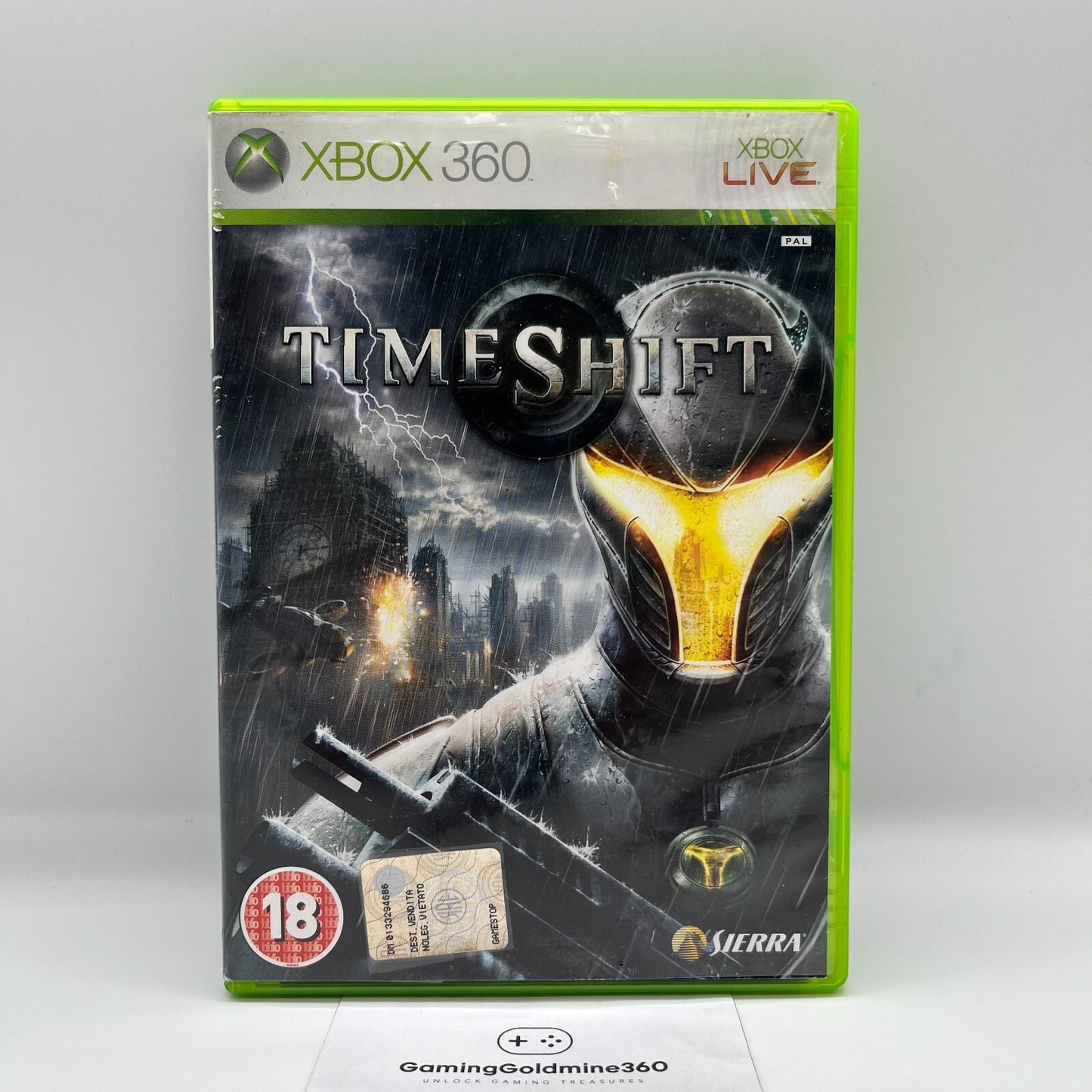 TimeShift Xbox 360 Completo con Manuale PAL Multilingua Sierra Microsoft OTTIMO