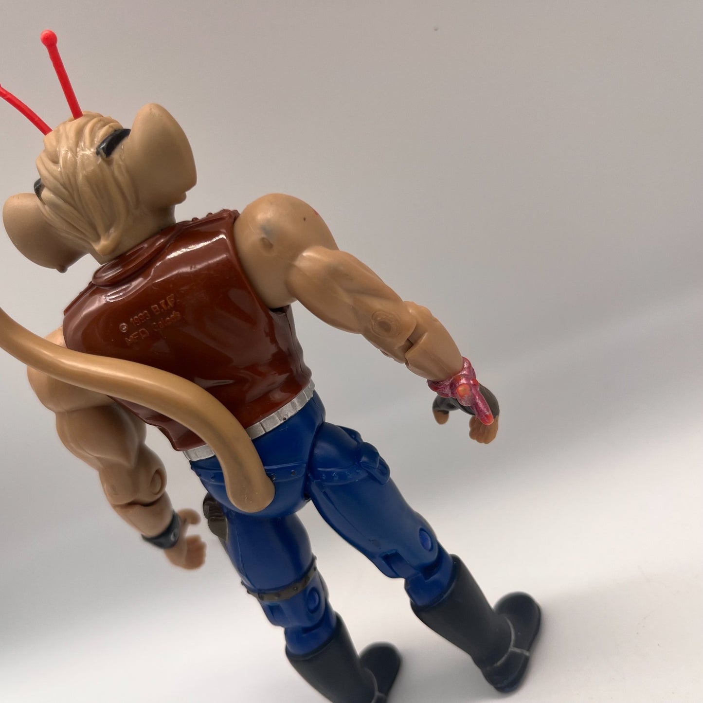 Sterzo Throttle Biker Mice da Marte Action Figure 1993 Galoob GIG Vintage