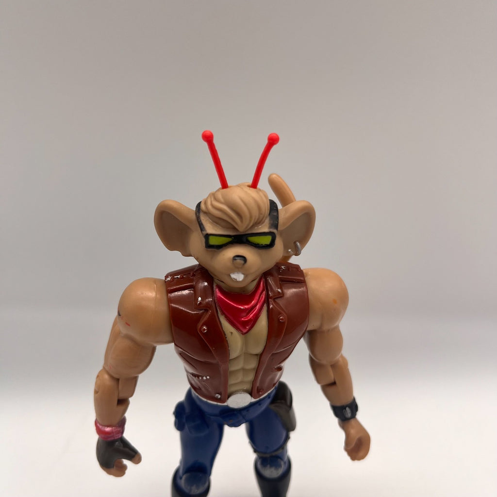 Sterzo Throttle Biker Mice da Marte Action Figure 1993 Galoob GIG Vintage