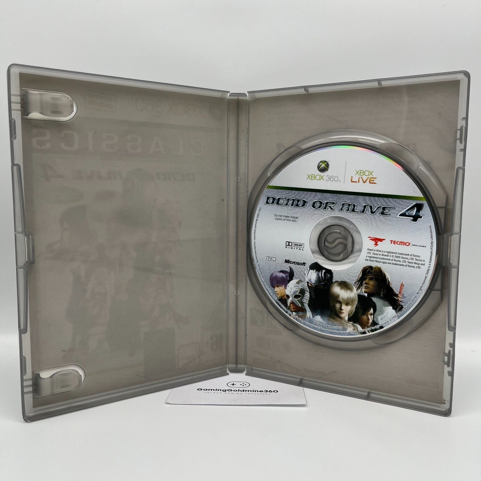 Dead or Alive 4 Xbox 360 Italiano PAL senza manuale Tecmo Microsoft OTTIME CONDI