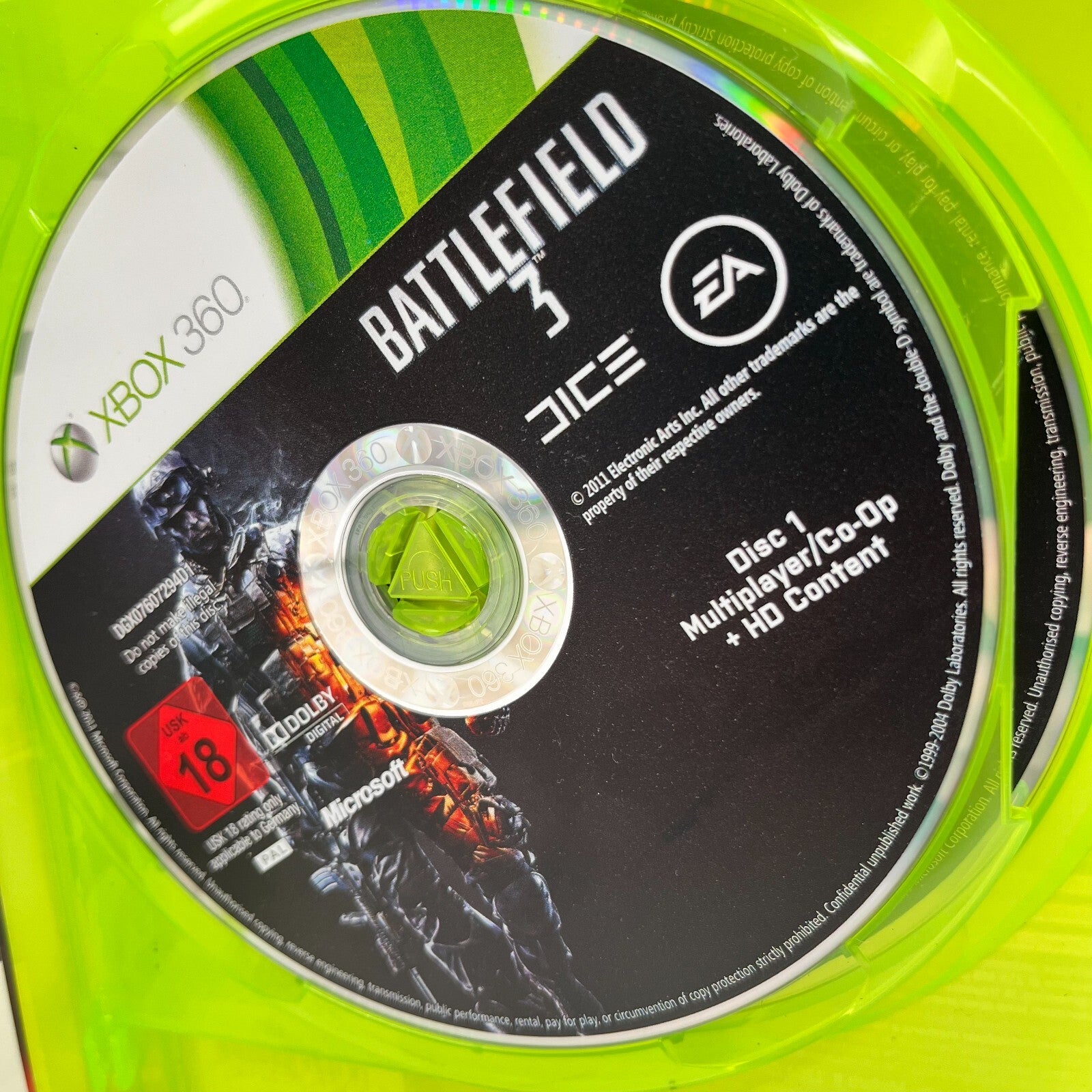 Battlefield 3 Xbox 360 Italiano Completo con Manuale PAL EA Microsoft COME NUOVO