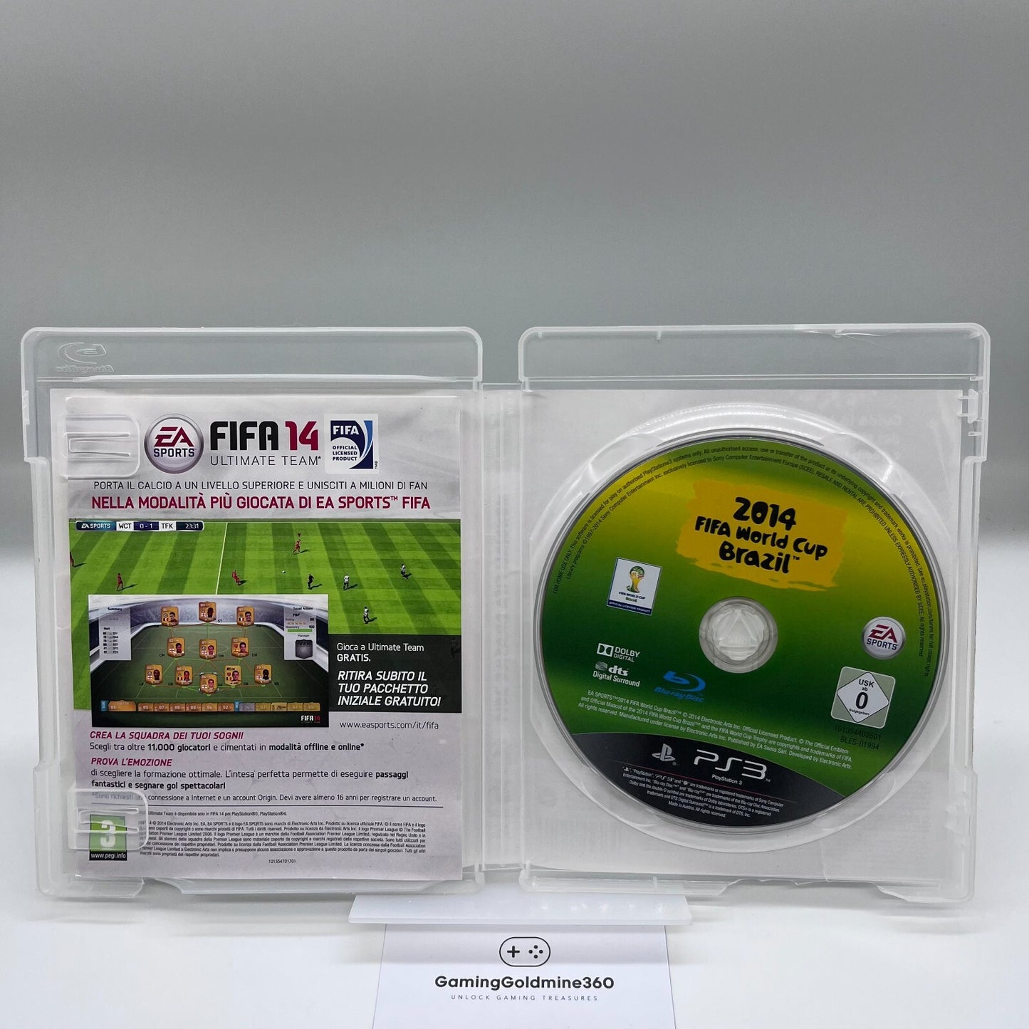 Mondiali FIFA Brasile 2014 PS3 Italiano PAL Completo Sony Playstation 3 WORLDCUP