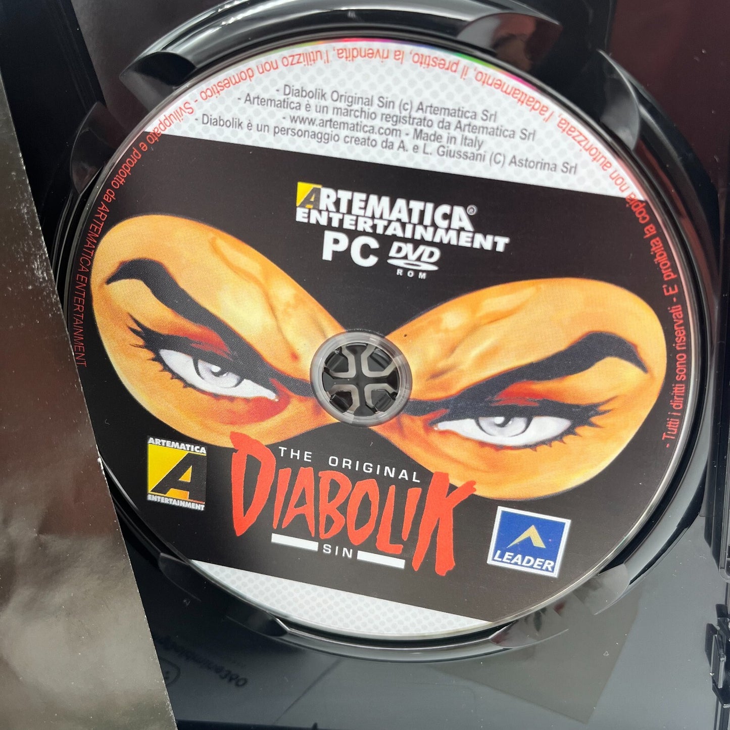 DIABOLIK The Original Sin PC DVD-Rom Gioco Completo con Manuale OTTIME CONDIZION
