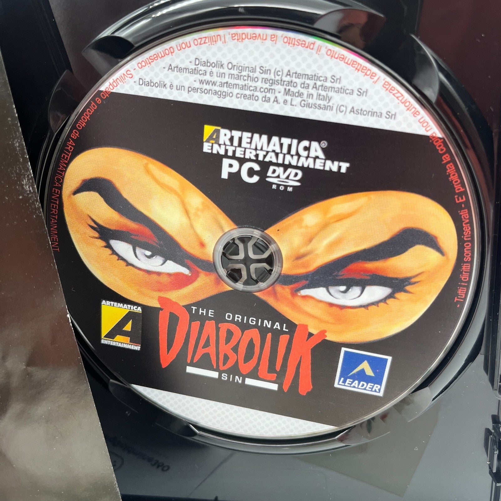DIABOLIK The Original Sin PC DVD-Rom Gioco Completo con Manuale OTTIME CONDIZION