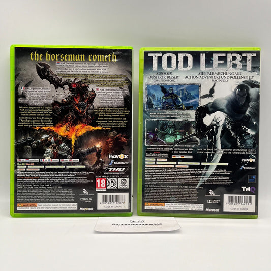 DarkSiders I + II Xbox 360 Completi Manuale PAL Italiano/Multilingua THQ OTTIMI
