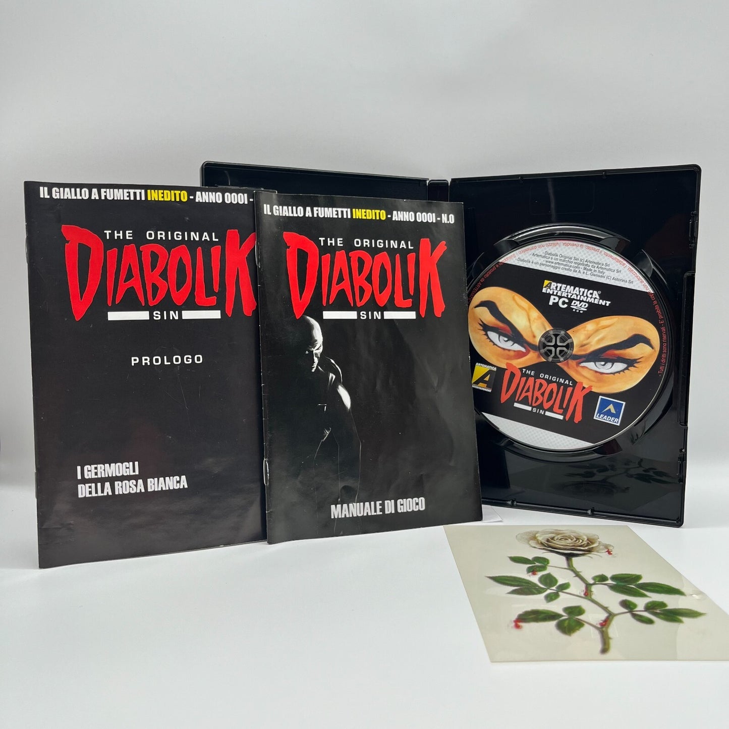 DIABOLIK The Original Sin PC DVD-Rom Gioco Completo con Manuale OTTIME CONDIZION