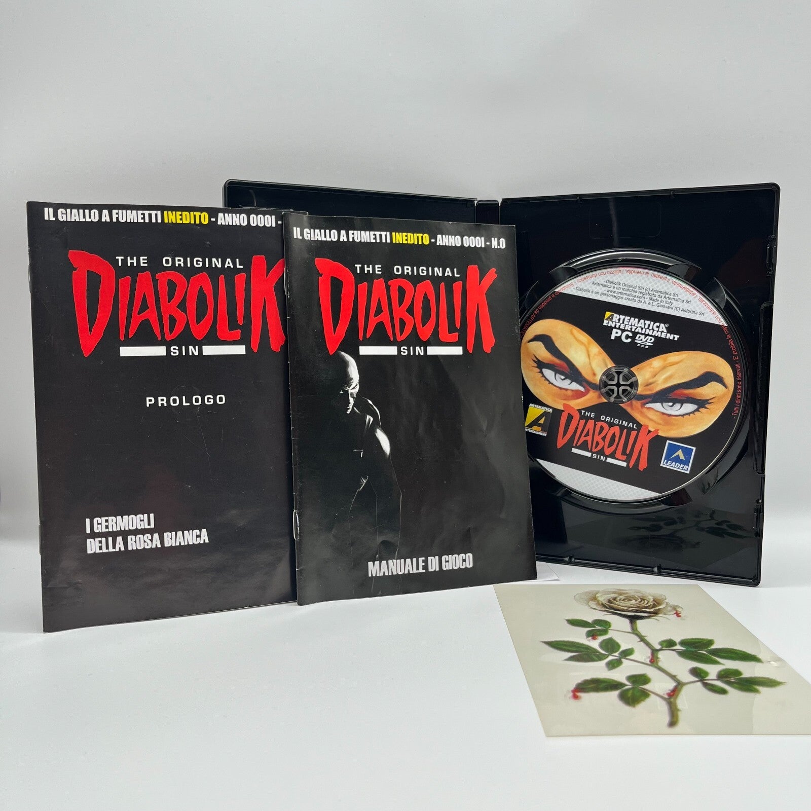 DIABOLIK The Original Sin PC DVD-Rom Gioco Completo con Manuale OTTIME CONDIZION