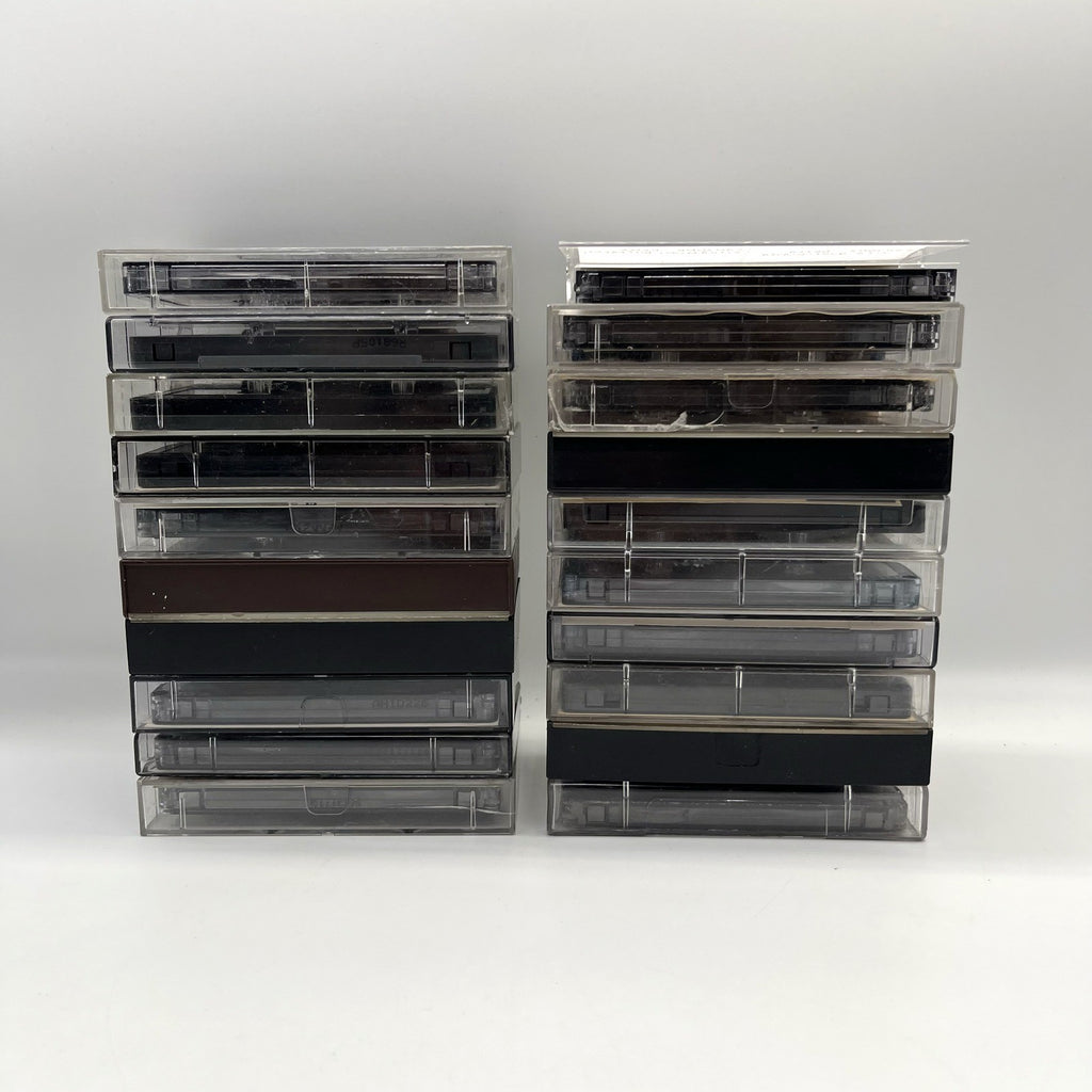 Lotto 20 Musicassette Registrate TDK Sony BASF Ampex MC Vintage Anni 80 90