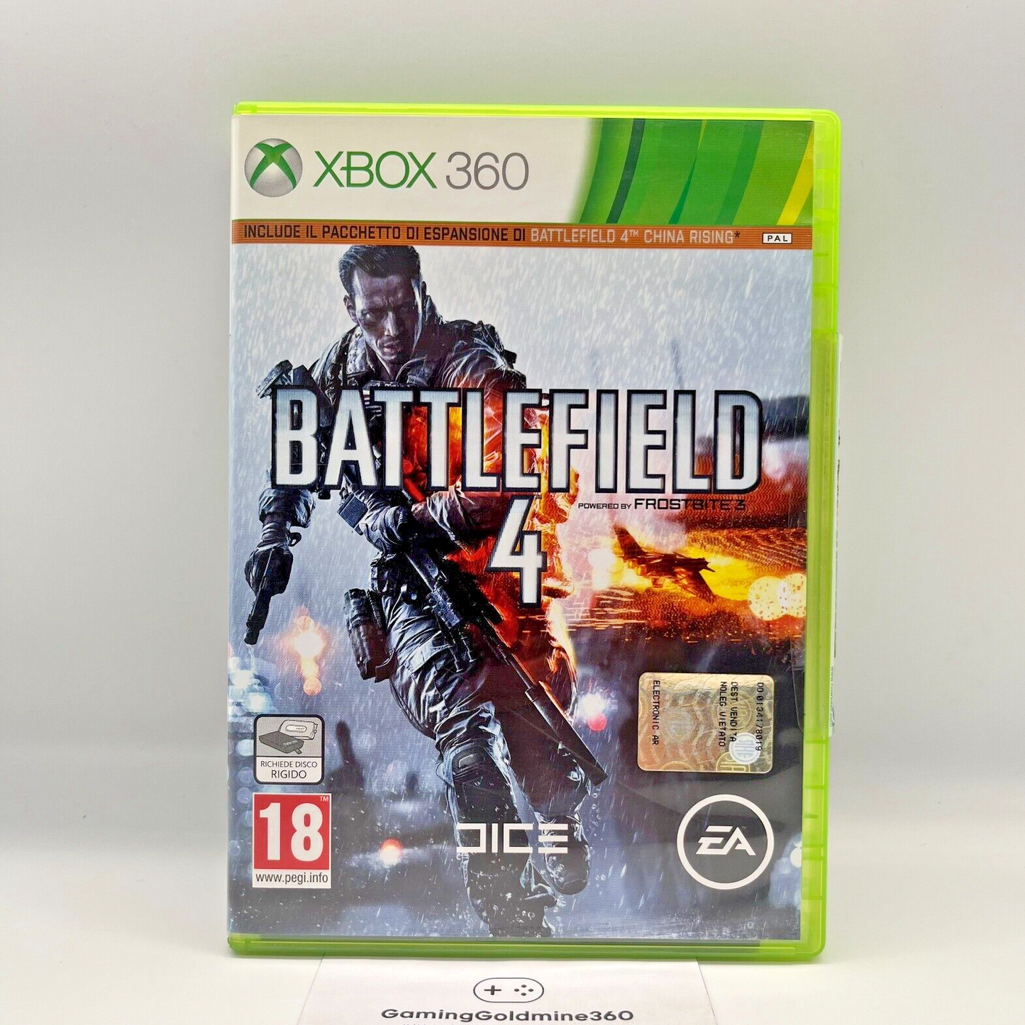 Battlefield 4 Xbox 360 Italiano Completo con Manuale Dice EA Microsoft COME NUOV