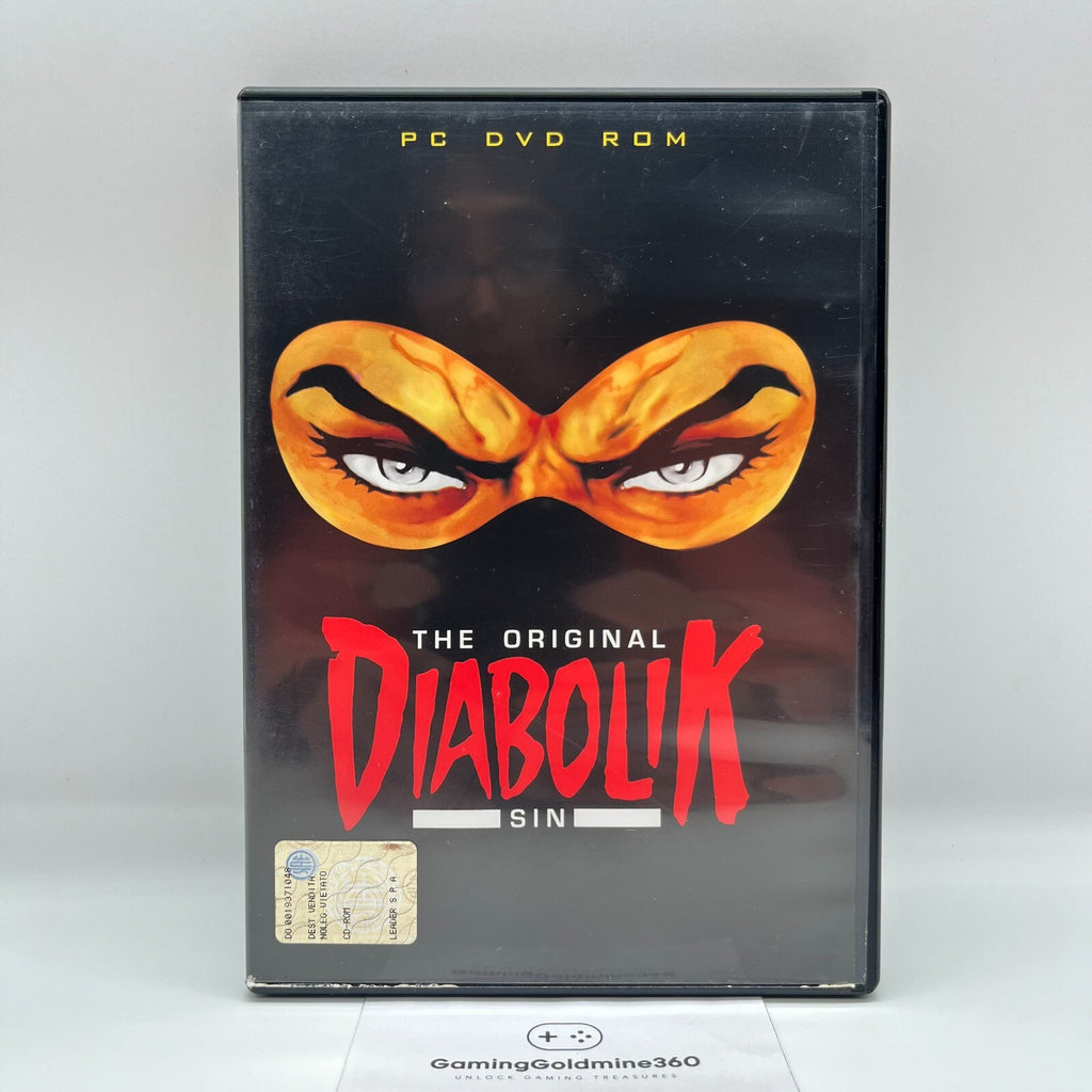 DIABOLIK The Original Sin PC DVD-Rom Gioco Completo con Manuale OTTIME CONDIZION