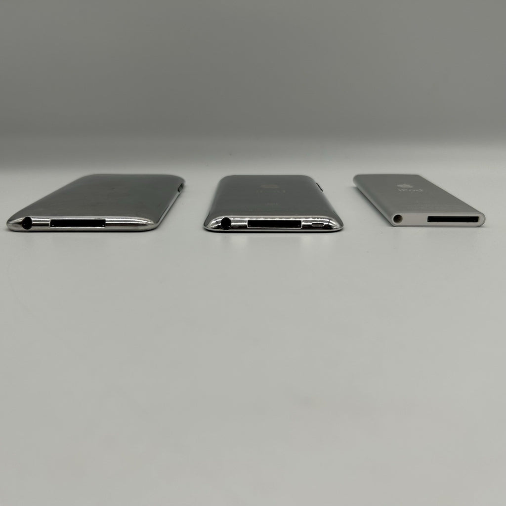 Lotto 3 Apple iPod Touch 4 + Touch 2a Gen + Nano 2a Gen PER RICAMBI Non Testati