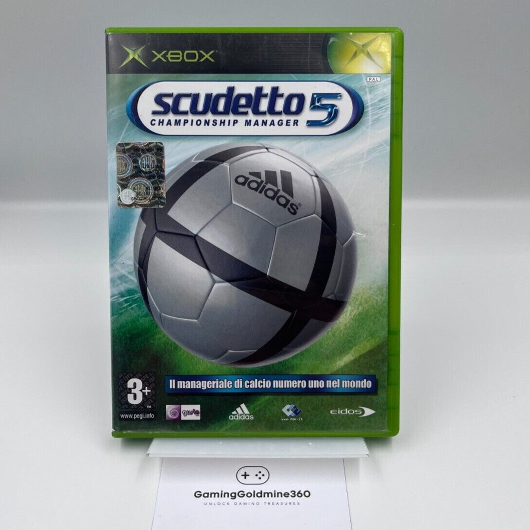 Scudetto 5 per Microsoft XBOX Classic PAL Italiano Completo OTTIME CONDIZIONI