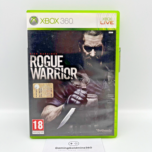 Rogue Warrior Xbox 360 Italiano Completo con Manuale PAL Bethesda Microsoft