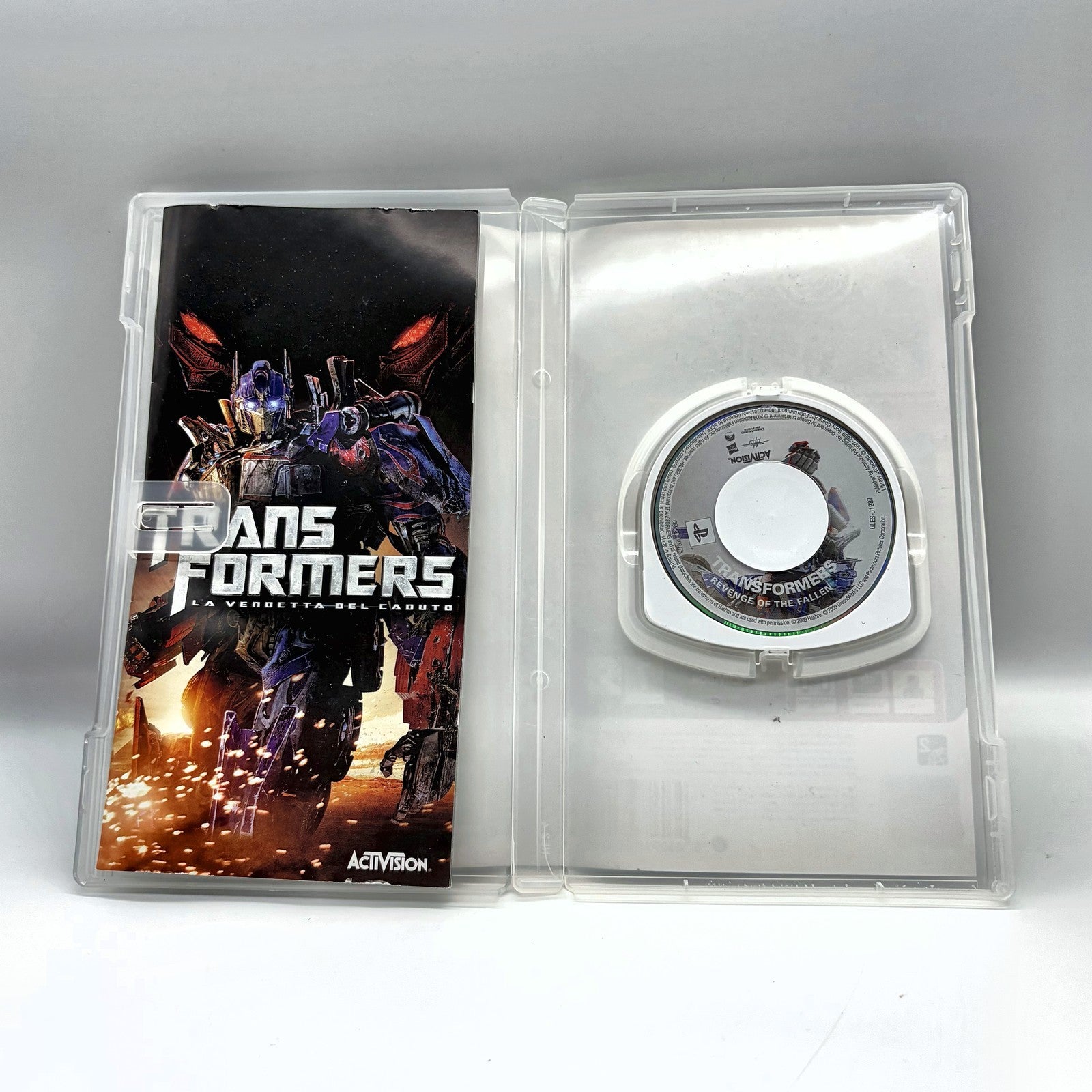 Transformers La Vendetta del Caduto PSP PAL ITA Activision Essentials Azione
