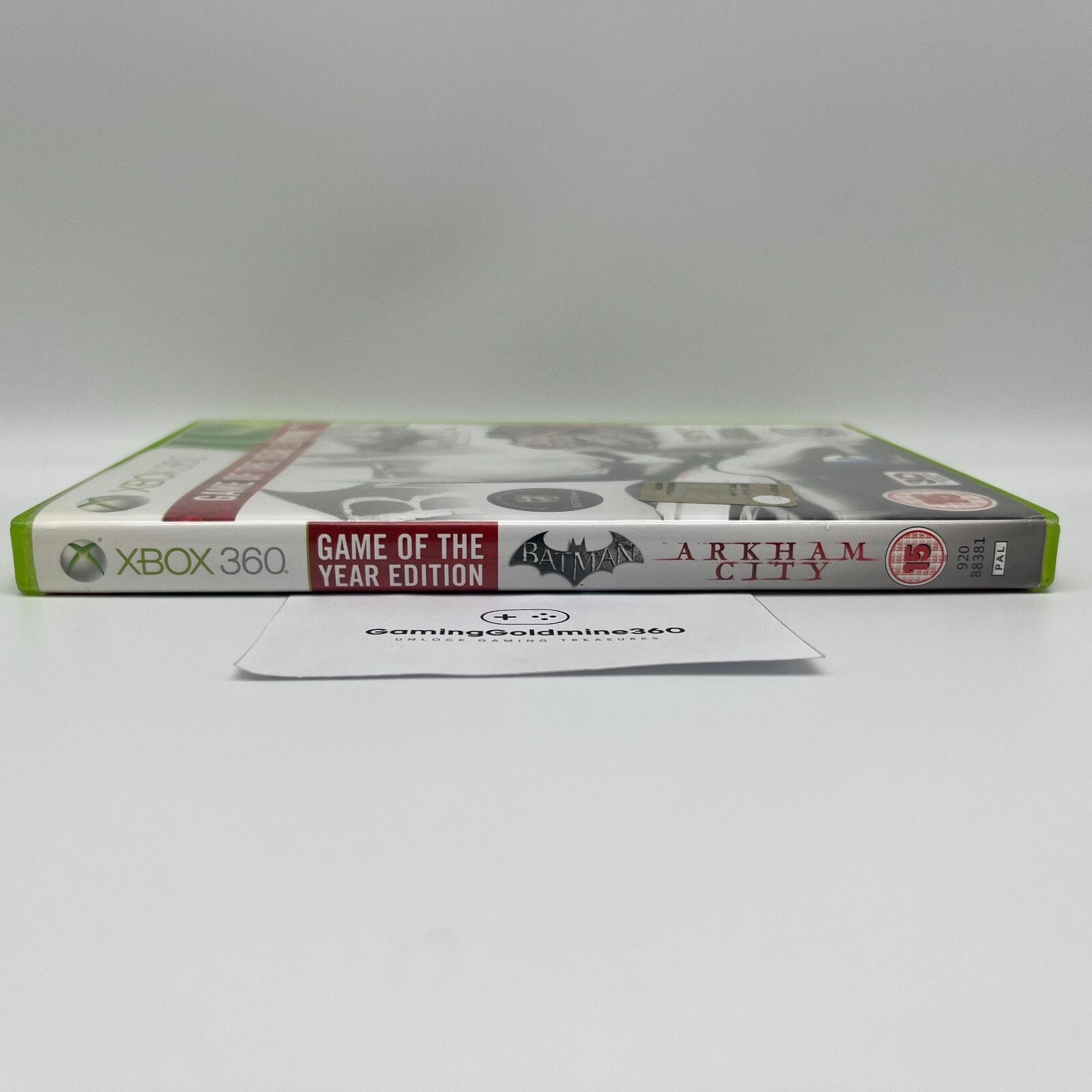 BATMAN Arkham City Game of the Year Edition Xbox 360 Completo con Manuale PAL