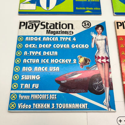 PS1 CD SONY DISCO DEMO Ufficiale Playstation Magazine n. 20 31 34 36 anno 1999