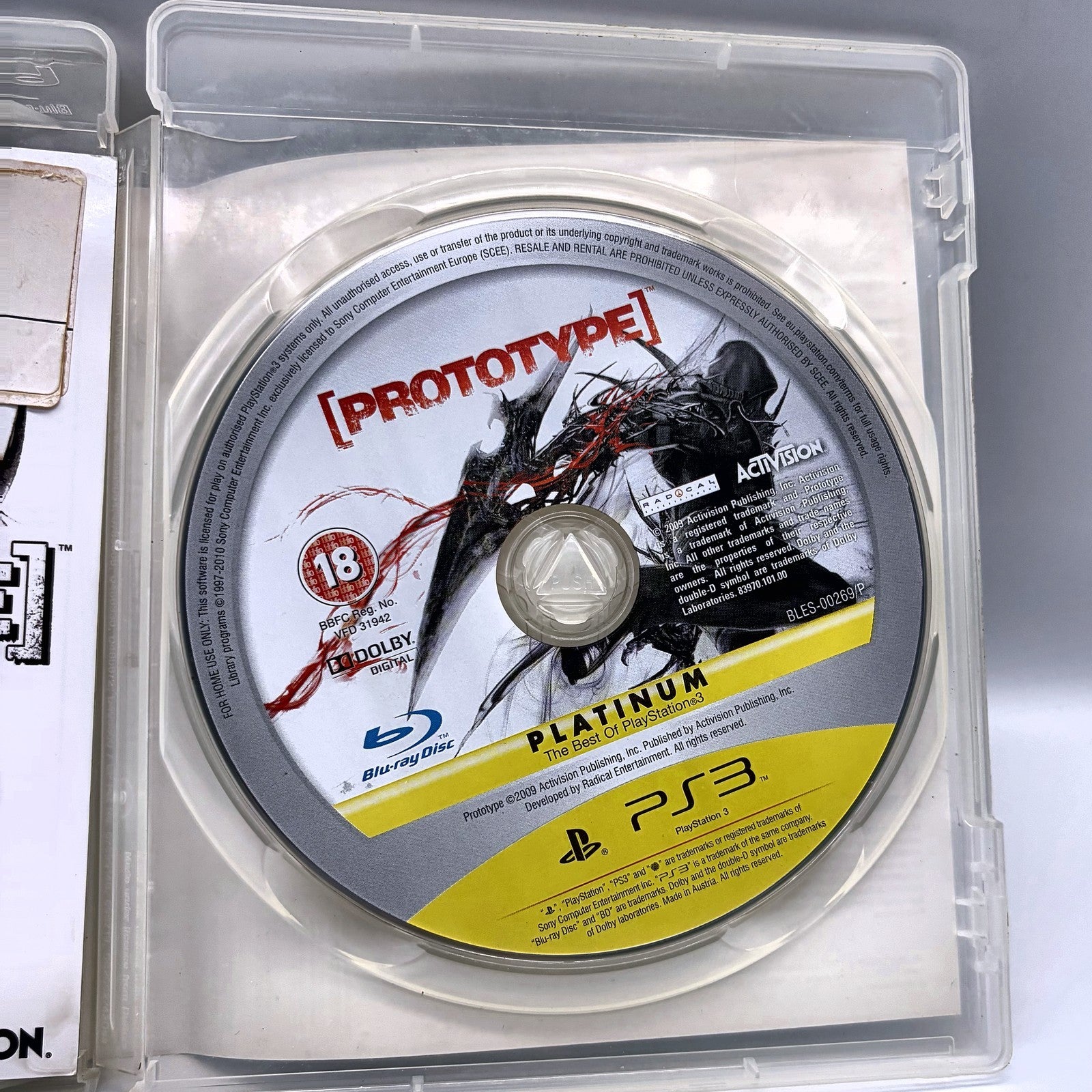 Prototype PS3 PlayStation 3 PAL ITA Platinum Activision Azione Open World