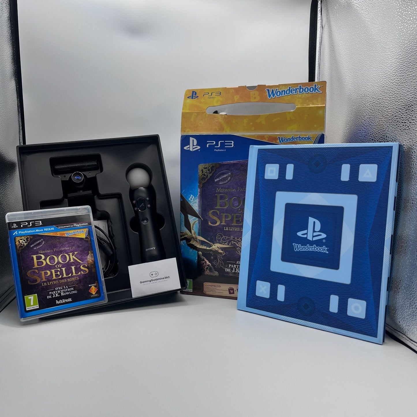 Wonderbook BOOK OF SPELLS PS3 Completo PAL Gioco+Libro+Camera+PS Move Sony OTTIM