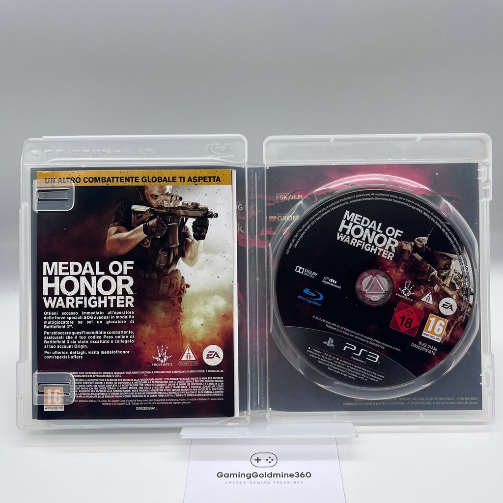MEDAL OF HONOR WARFIGHTER LIMITED EDITION PS3 PLAYSTATION 3 COMPLETO EA Sony