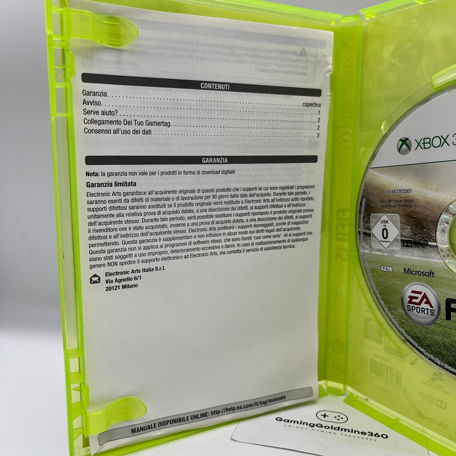 FIFA 14 + 15 Xbox 360 Italiano Completi con Manuali PAL EA Sports Microsoft