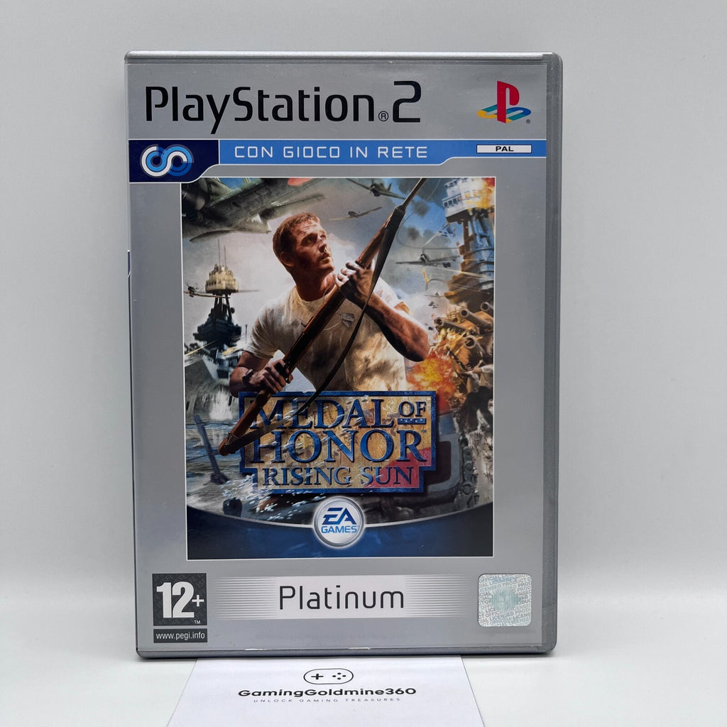 Bundle MEDAL OF HONOR Rising Sun + FrontLine PS2 Italiano PAL Sony PlayStation 2
