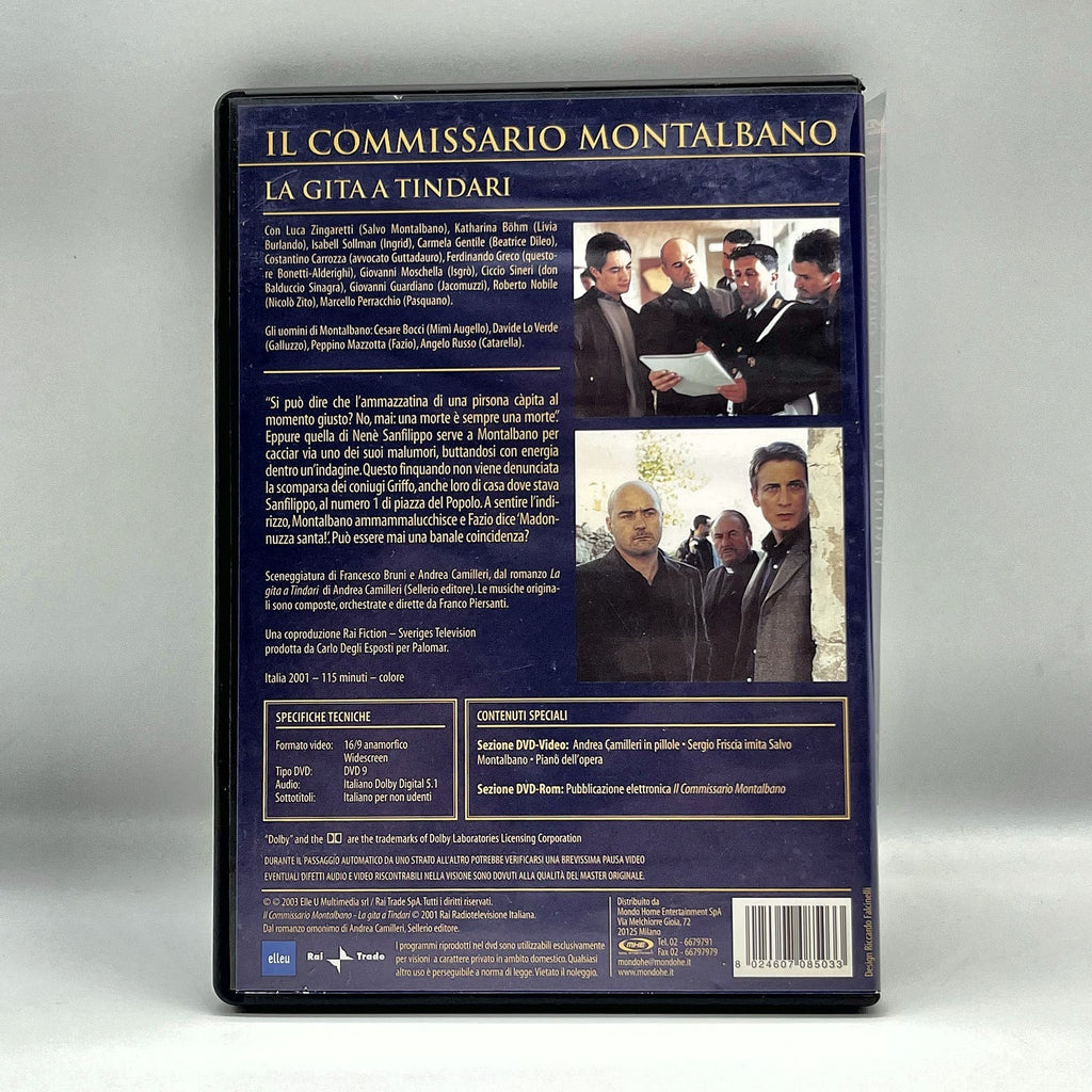 Il Commissario Montalbano La Gita a Tindari DVD Luca Zingaretti Camilleri ITA