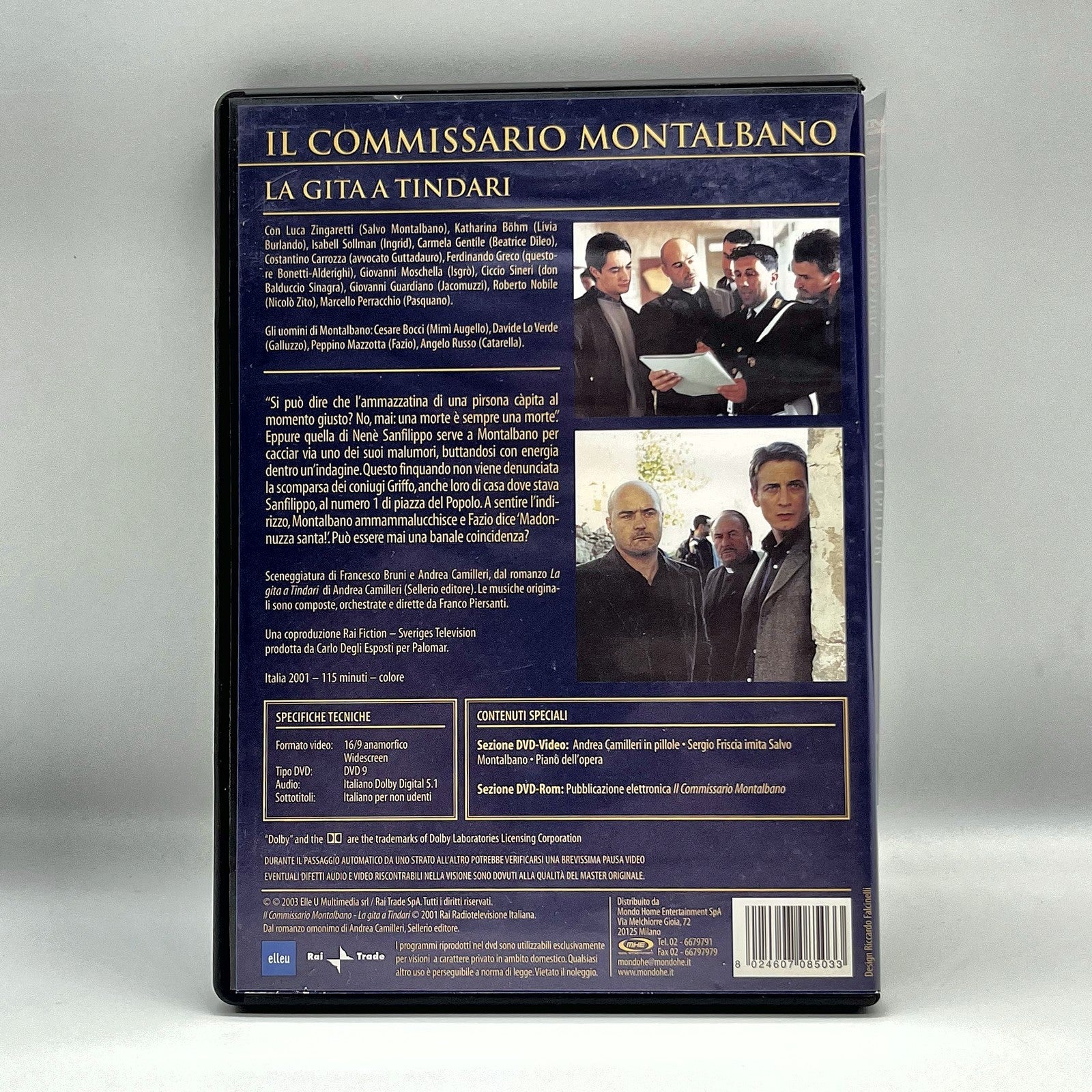 Il Commissario Montalbano La Gita a Tindari DVD Luca Zingaretti Camilleri ITA