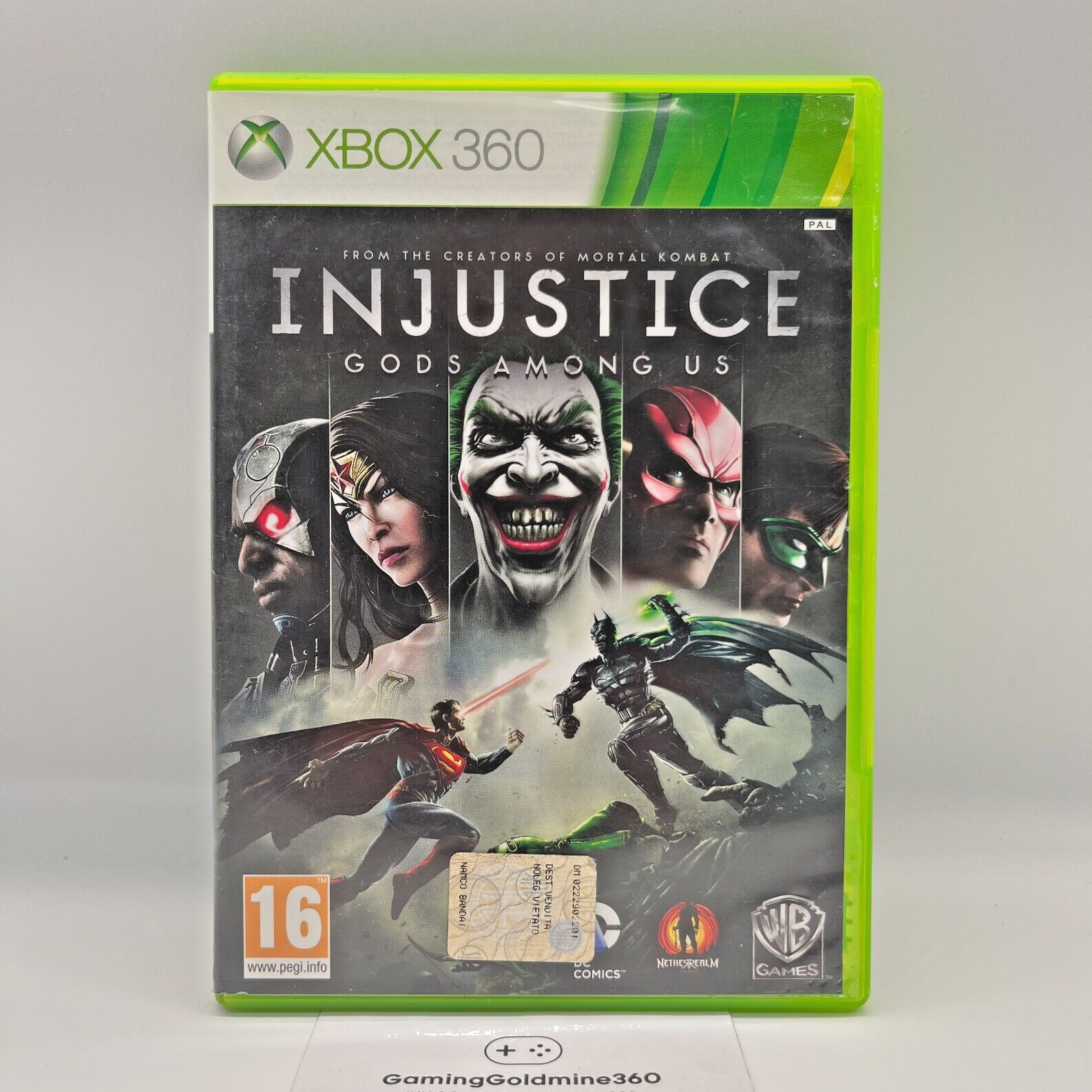 INJUSTICE Gods Among Us Xbox 360 Italiano Completo PAL Gioco DC Microsoft OTTIMO