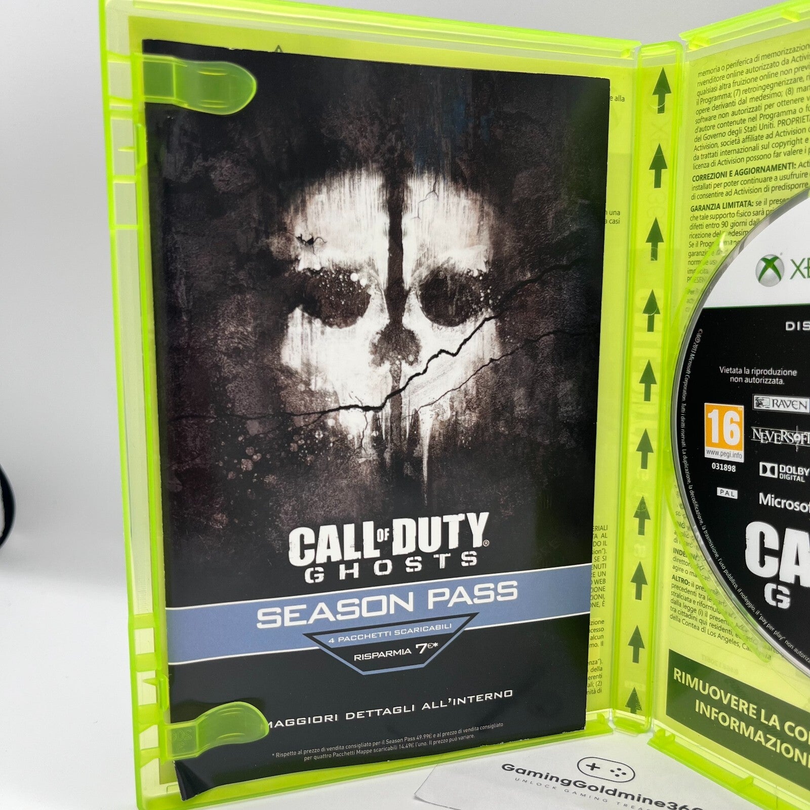 Call of Duty Ghosts Xbox 360 Italiano Completo con Manuale PAL Activision OTTIMO