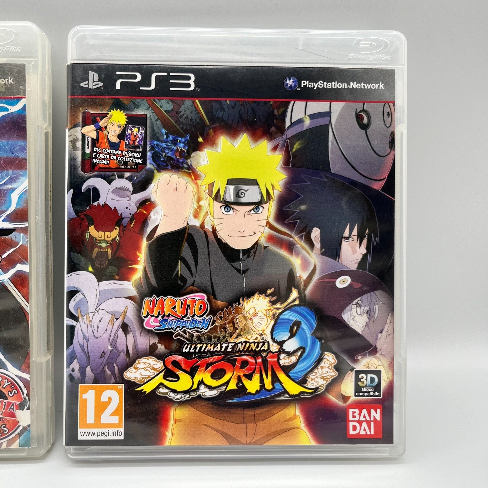NARUTO SHIPPUDEN Ultimate Ninja Storm 1+2+3 BUNDLE PS3 Italiano Completi PAL