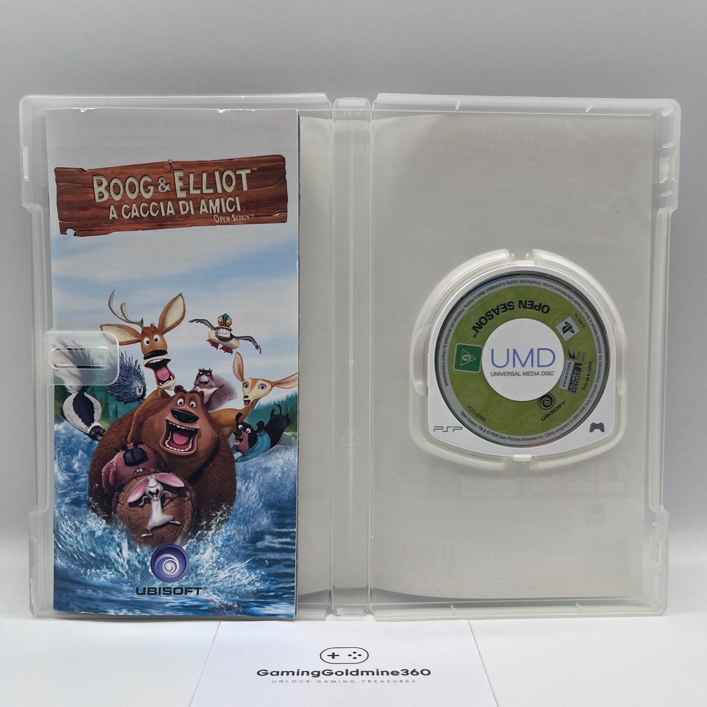 BOOG & ELLIOT A Caccia di Amici Open Season PSP Italiano Completo Ubisoft Sony