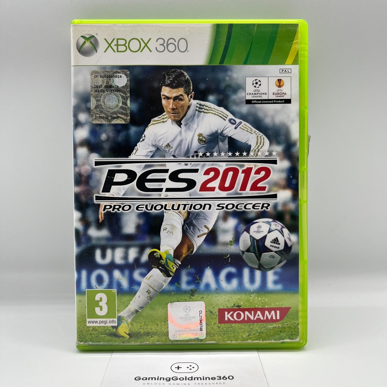 PES 2012 + PES 2013 Xbox 360 ITALIANO CompletI COME NUOVI Pro Evolution Soccer