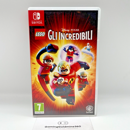 LEGO Gli Incredibili Nintendo Switch Italiano Completo Warner Bros COME NUOVO