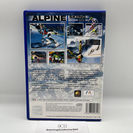 Alpine Skiing 2005 PS2 Italiano Completo con Manuale Sony PlayStation 2 OTTIMO
