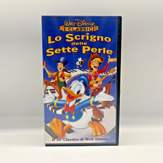 🎬 VHS Disney Lo Scrigno delle Sette Perle (1948) Classico Walt Disney ITA RARO