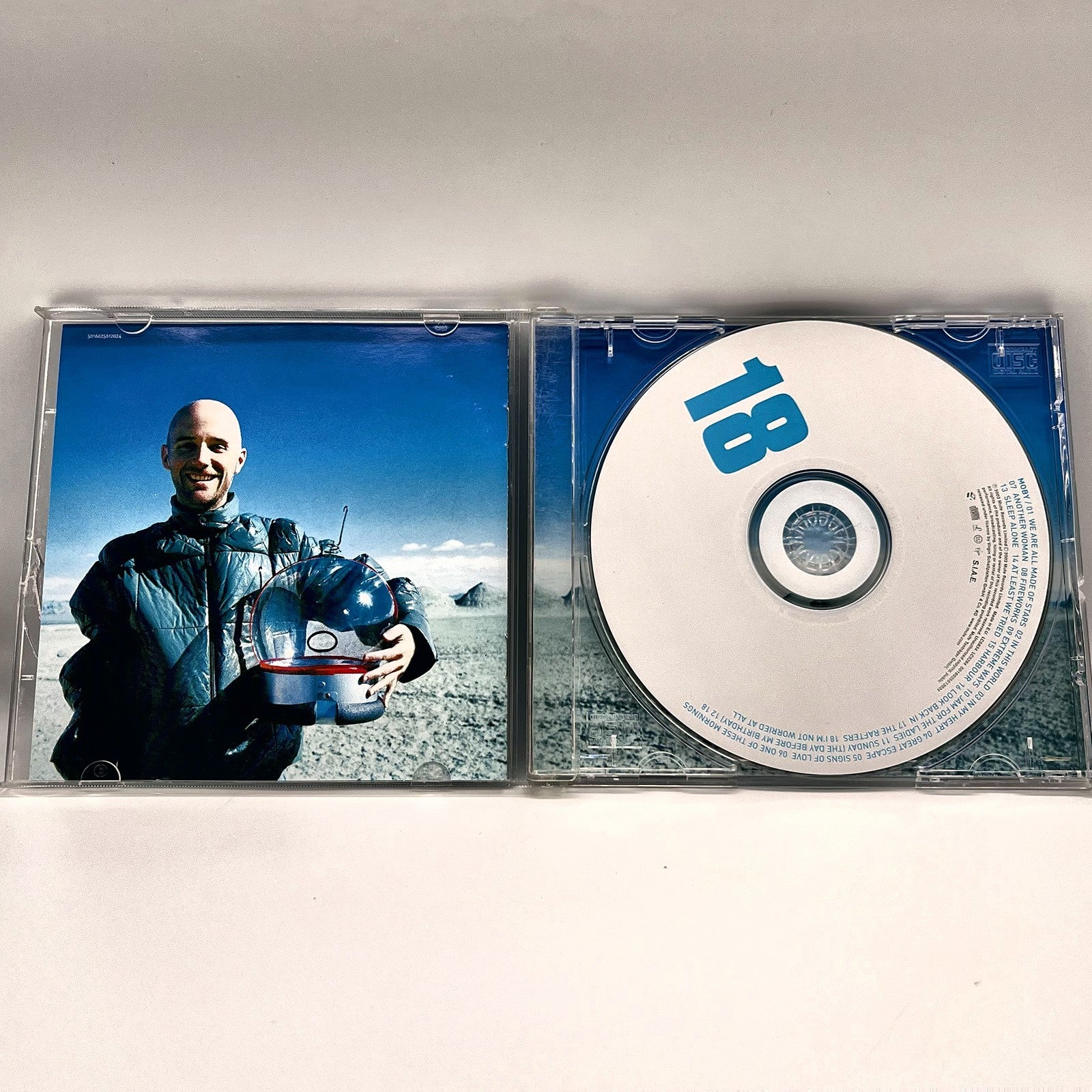 Moby 18 CD 2002 Mute CDSTUMM202 Album Electronica Downtempo Usato