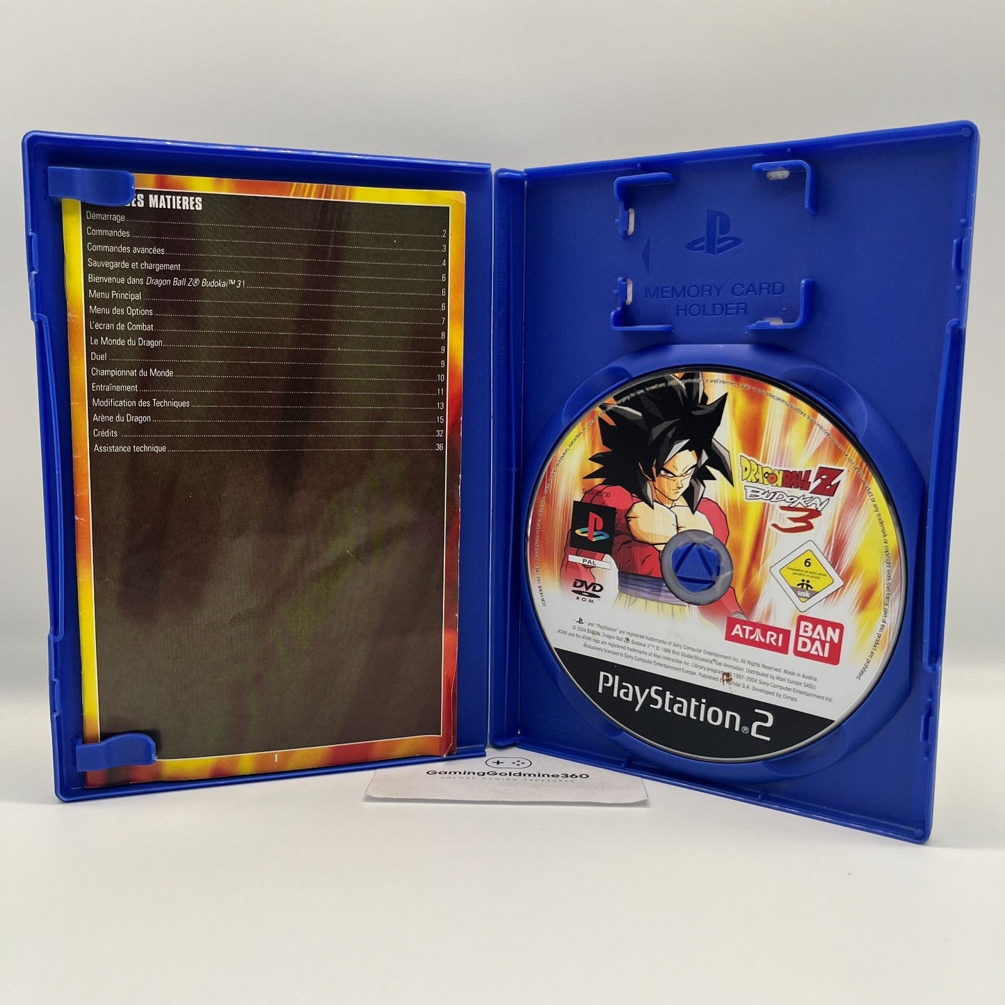 DragonBall Z Budokai 3 PS2 Completo con Manuale PAL Bandai Sony PlayStation 2