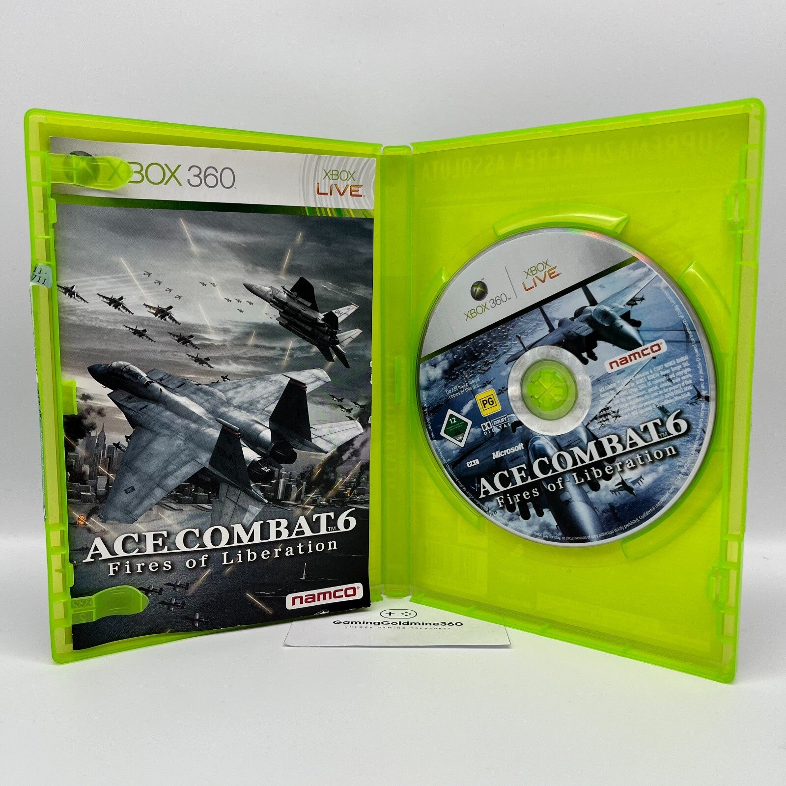 ACE COMBAT 6 Fires of Liberation Xbox 360 Italiano Completo PAL Namco Microsoft