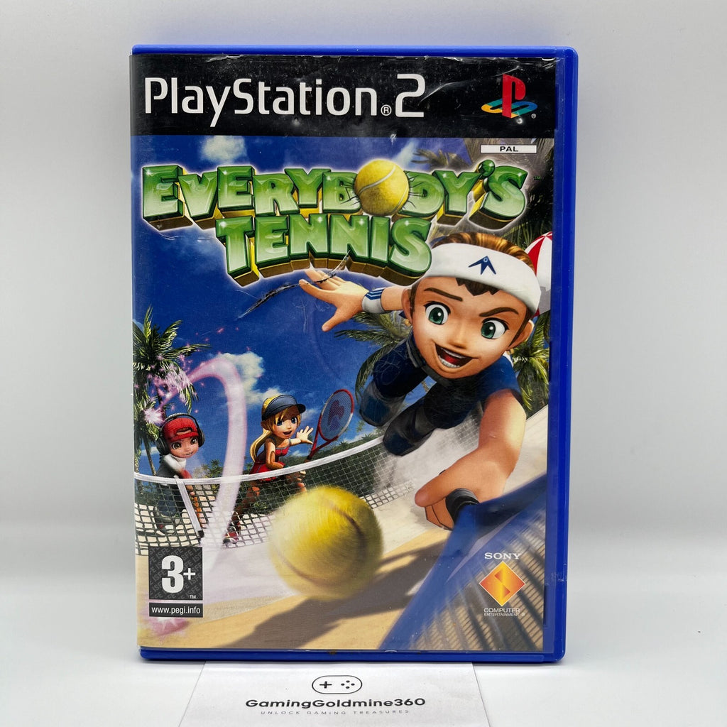 EVERYBODY'S TENNIS PS2 Italiano Completo PAL Sony Playstation 2 OTTIME CONDIZION