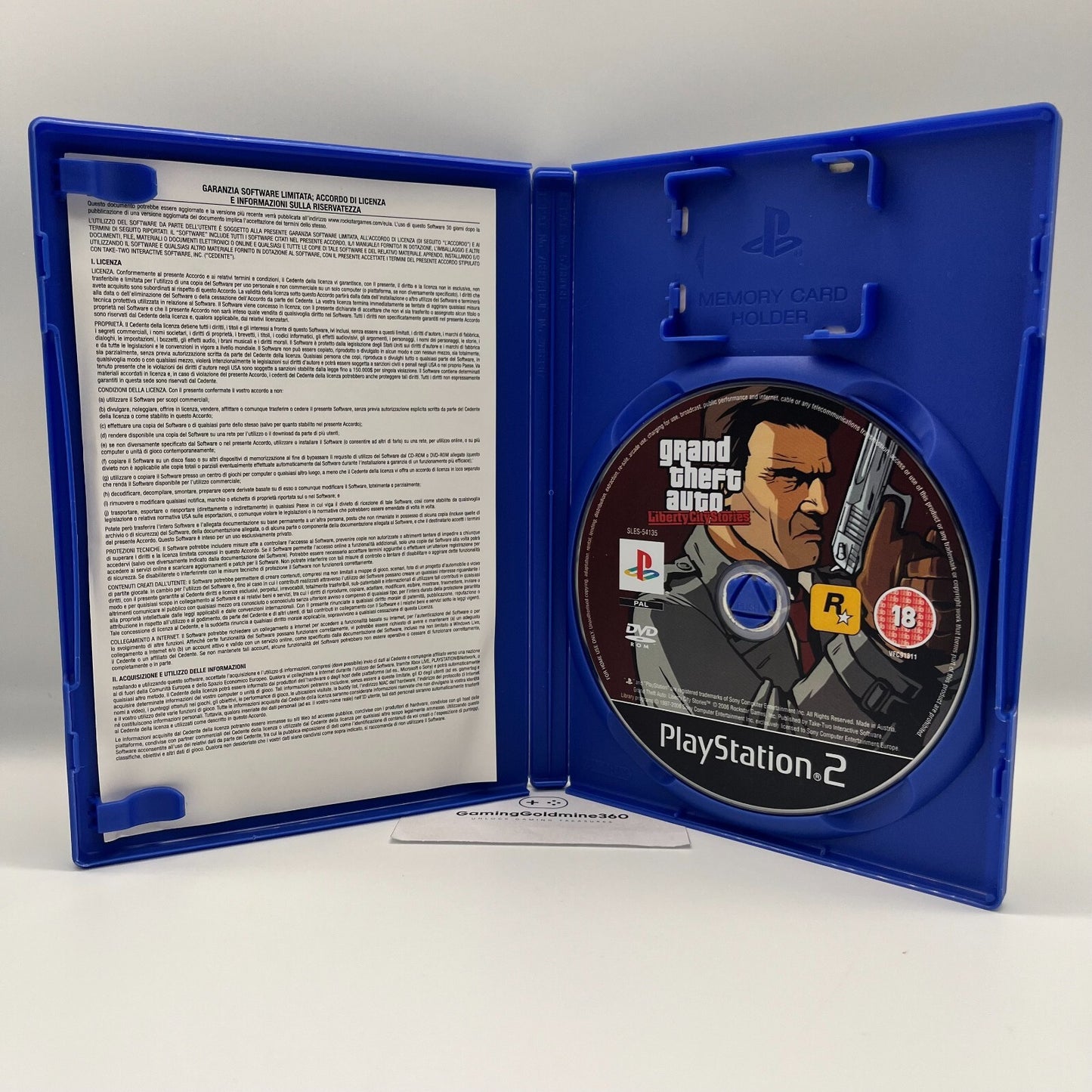 GTA Grand Theft Auto: Liberty City Stories PS2 Italiano PAL Sony PlayStation 2