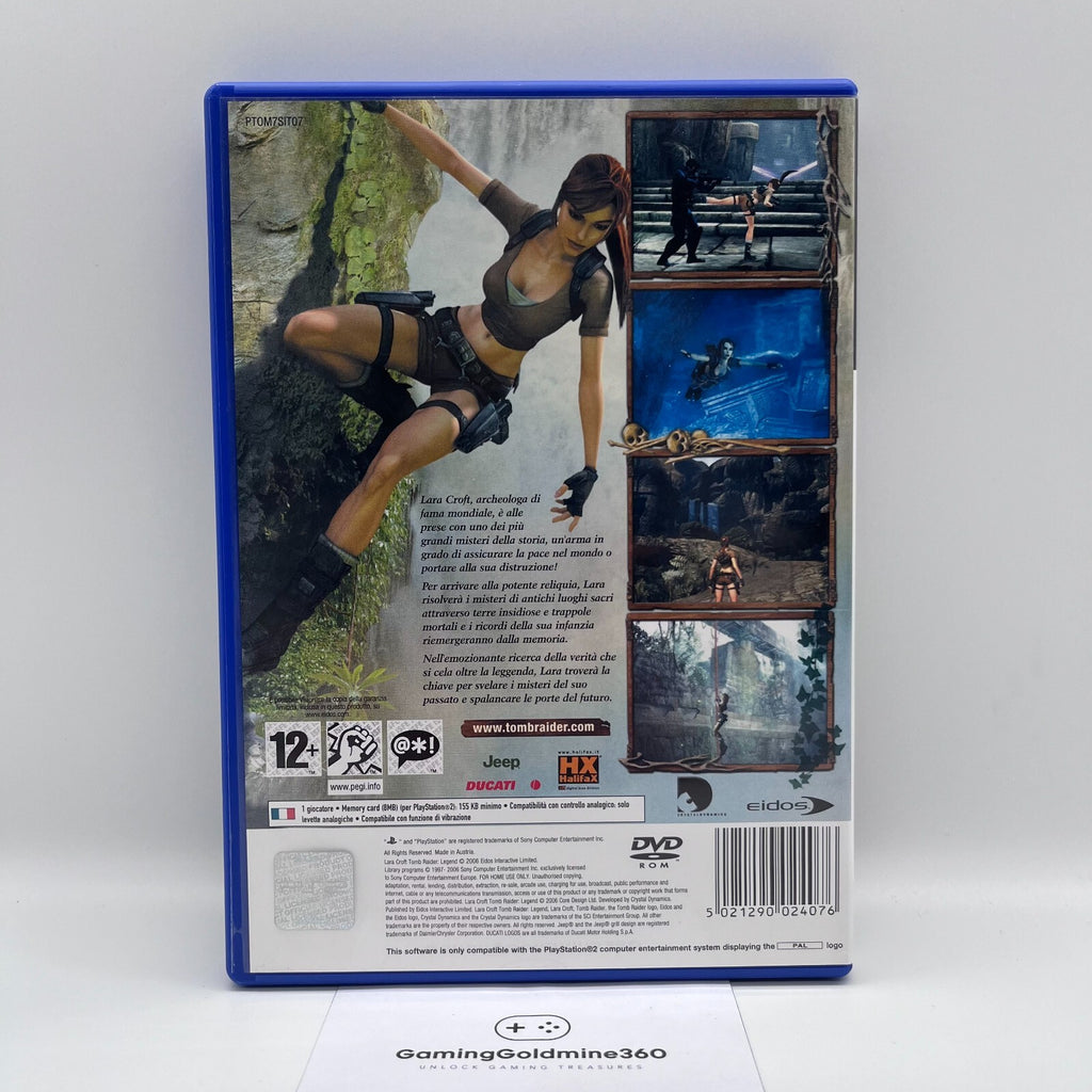 Lara Croft TOMB RAIDER Legend PS2 Italiano PAL Eidos Sony PlayStation 2 OTTIMO