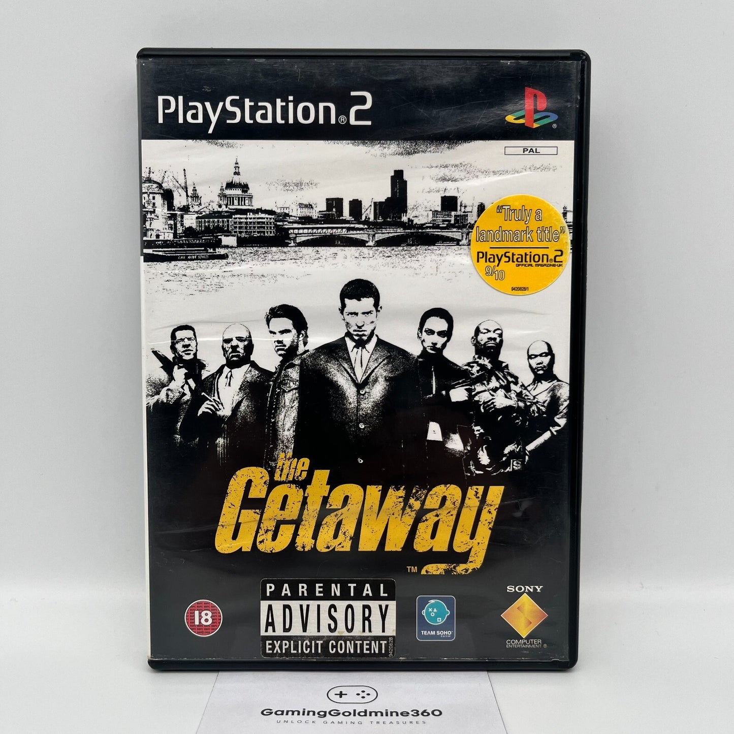 The Getaway PS2 Completo con Manuale PAL UK Sony PlayStation 2 Ottime Condizioni