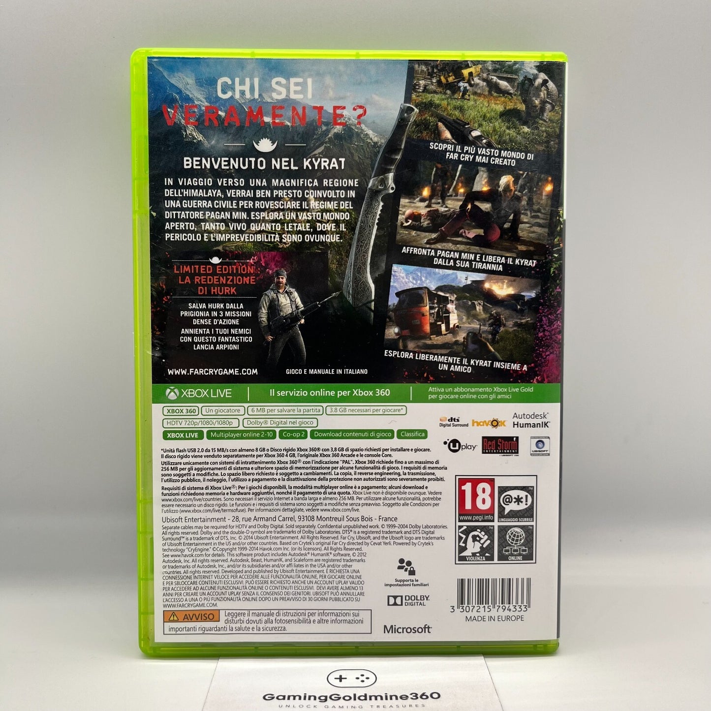 FarCry 3 + Far Cry 4 Xbox 360 Italiano Completi con Manuale Ubisoft Microsoft